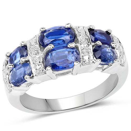 2.44 Carat Genuine Kyanite .925 Sterling Silver Ring by Bids.com