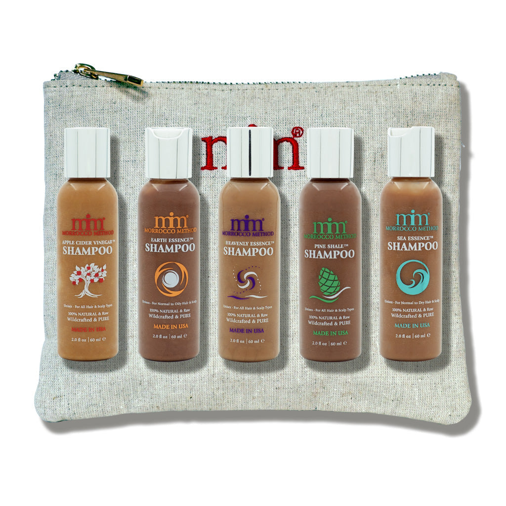Travel Set, 5 Shampoos by Morrocco Method International