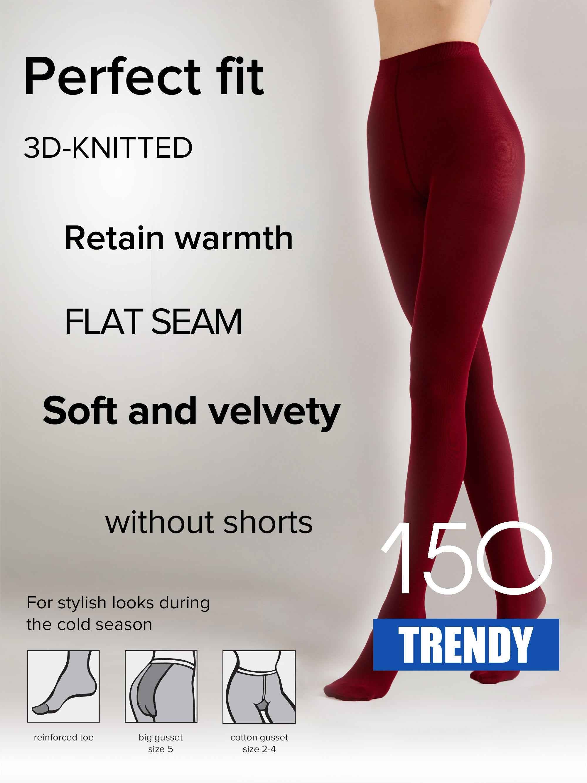 Tights Conte Trendy 150 Den - Microfiber 3D effect