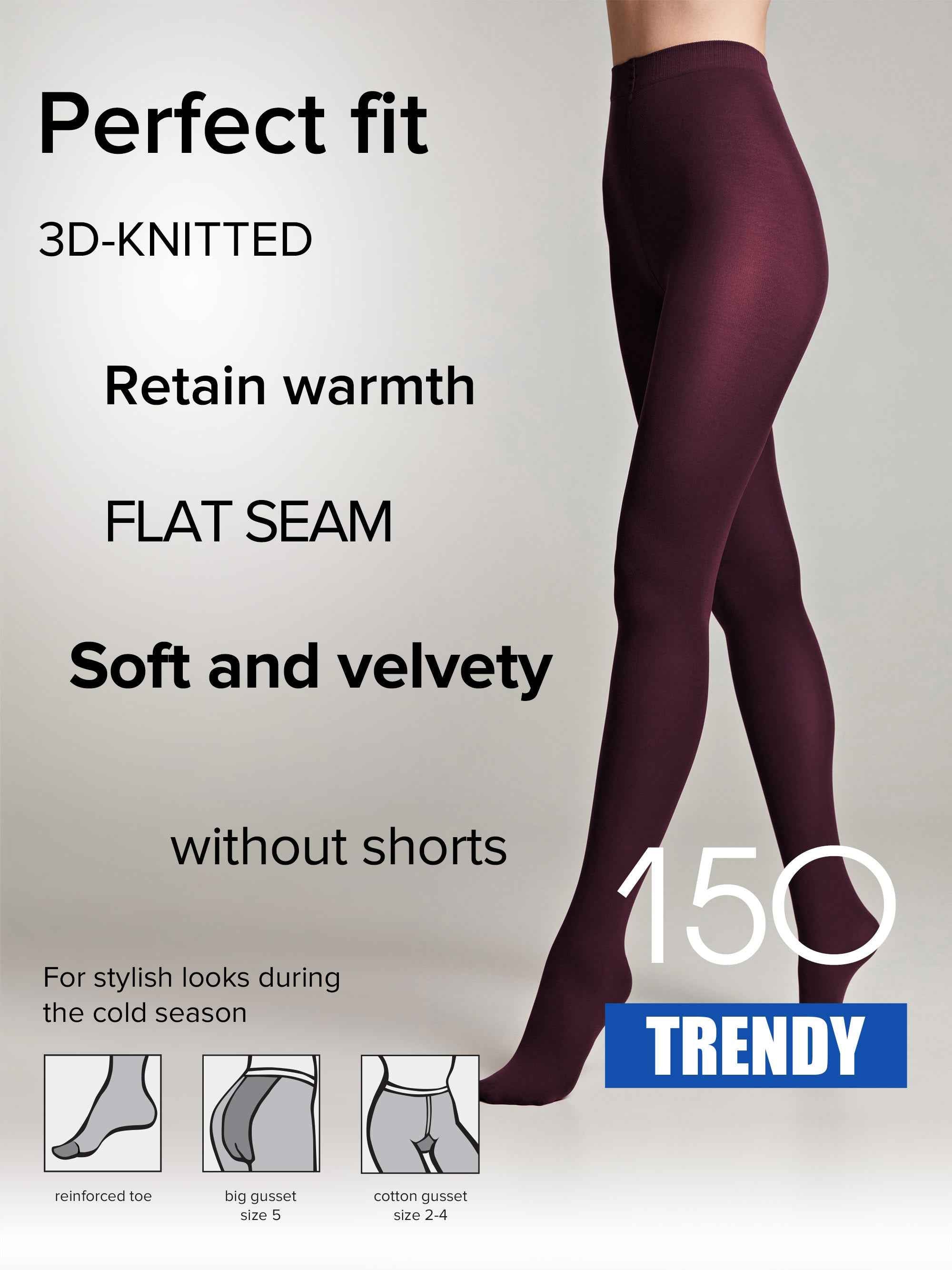 Tights Conte Trendy 150 Den - Microfiber 3D effect