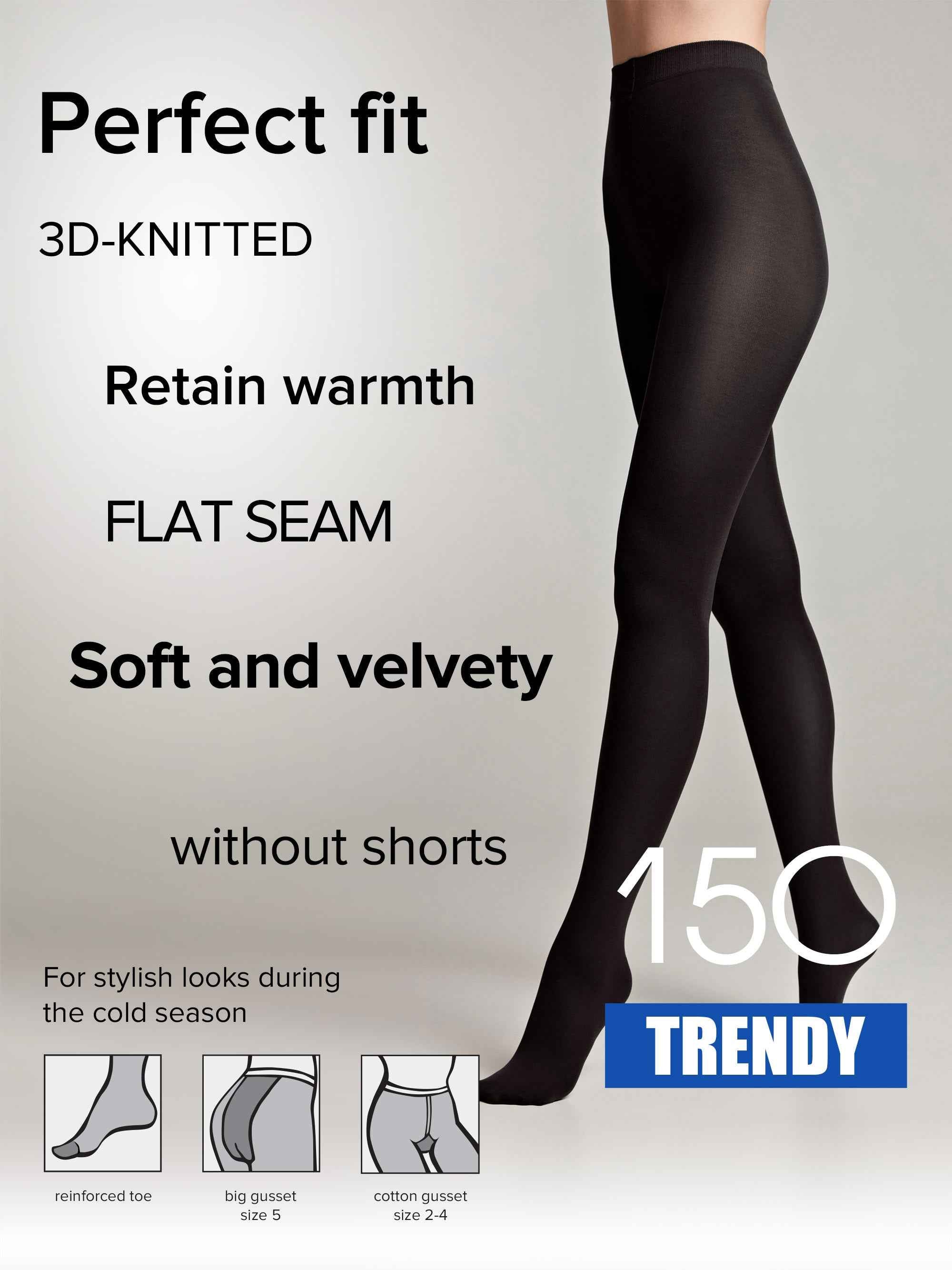Tights Conte Trendy 150 Den - Microfiber 3D effect