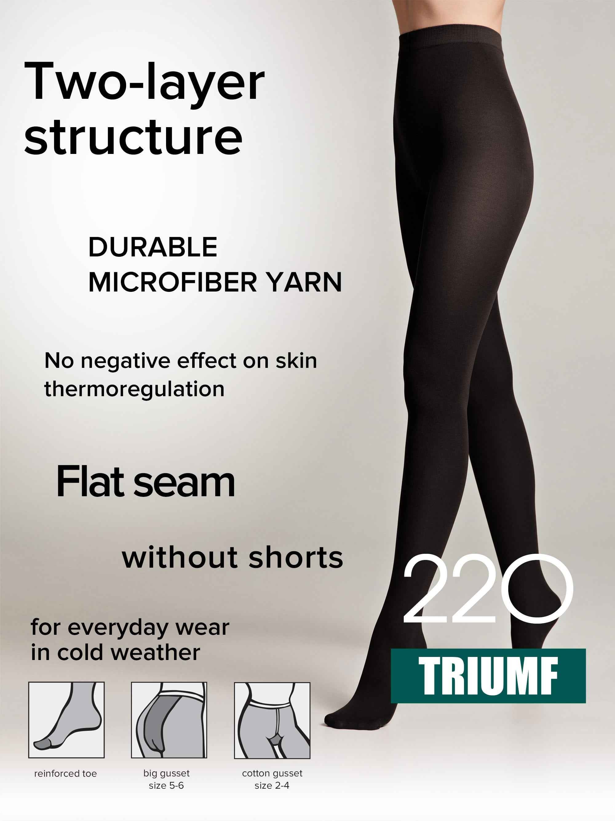 Tights Conte Triumf 220 Den - Warm Opaque Microfiber