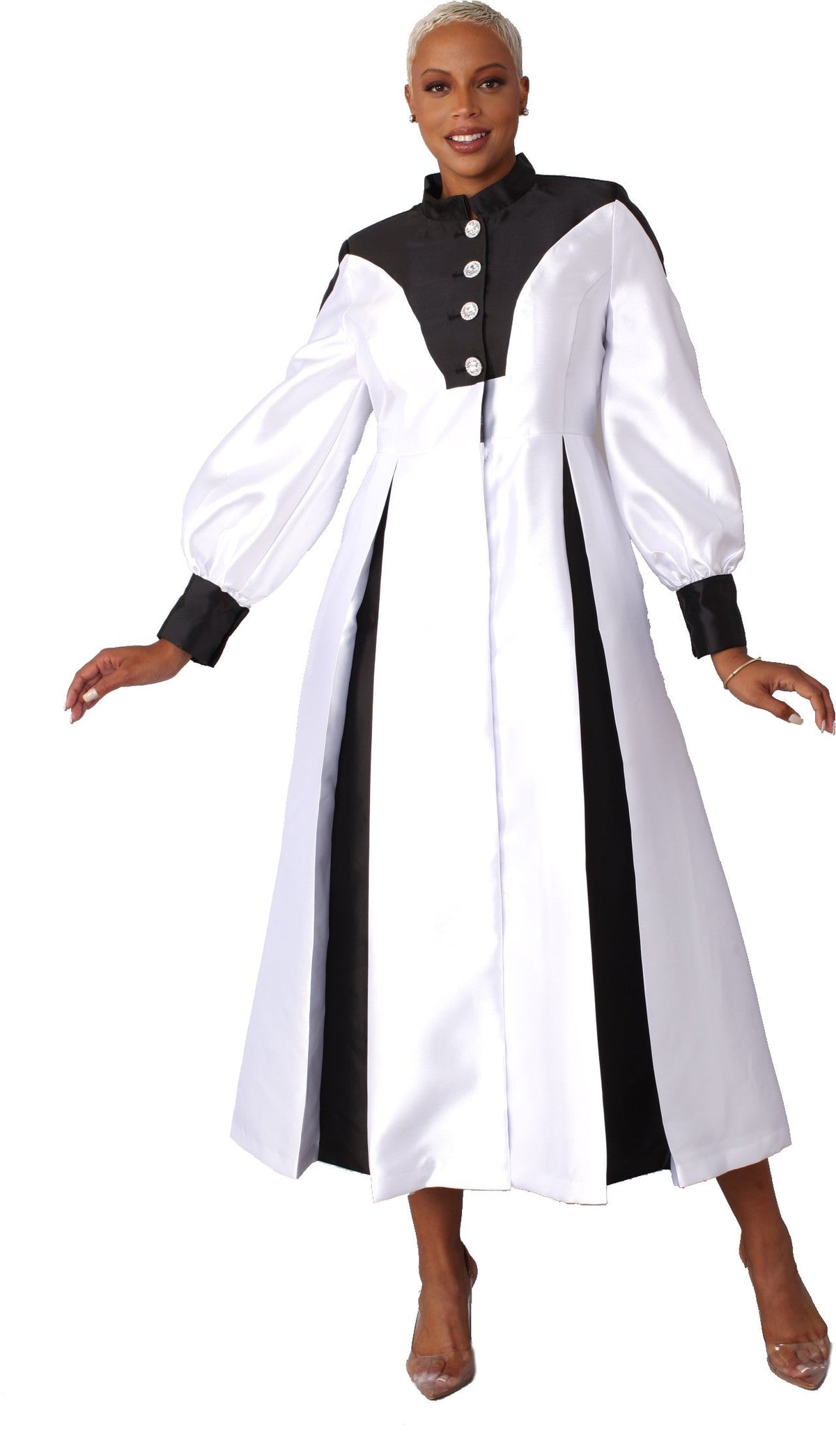 Two-Toned Woven Cassock Robe- 4802 DestGlow