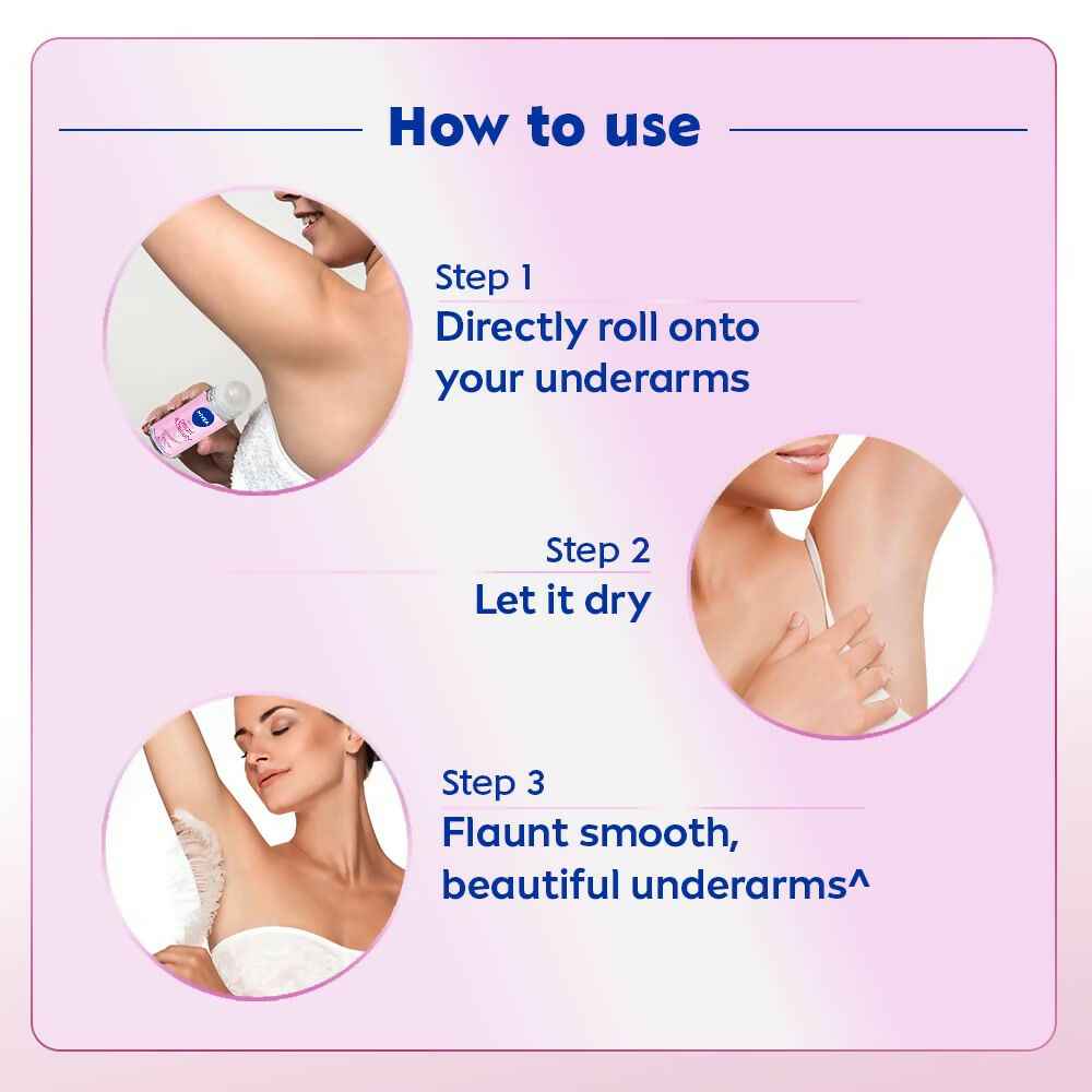 Nivea Deodorant Roll On Pearl & Beauty Radiance For Eventoned Smooth & Beautiful Underarms