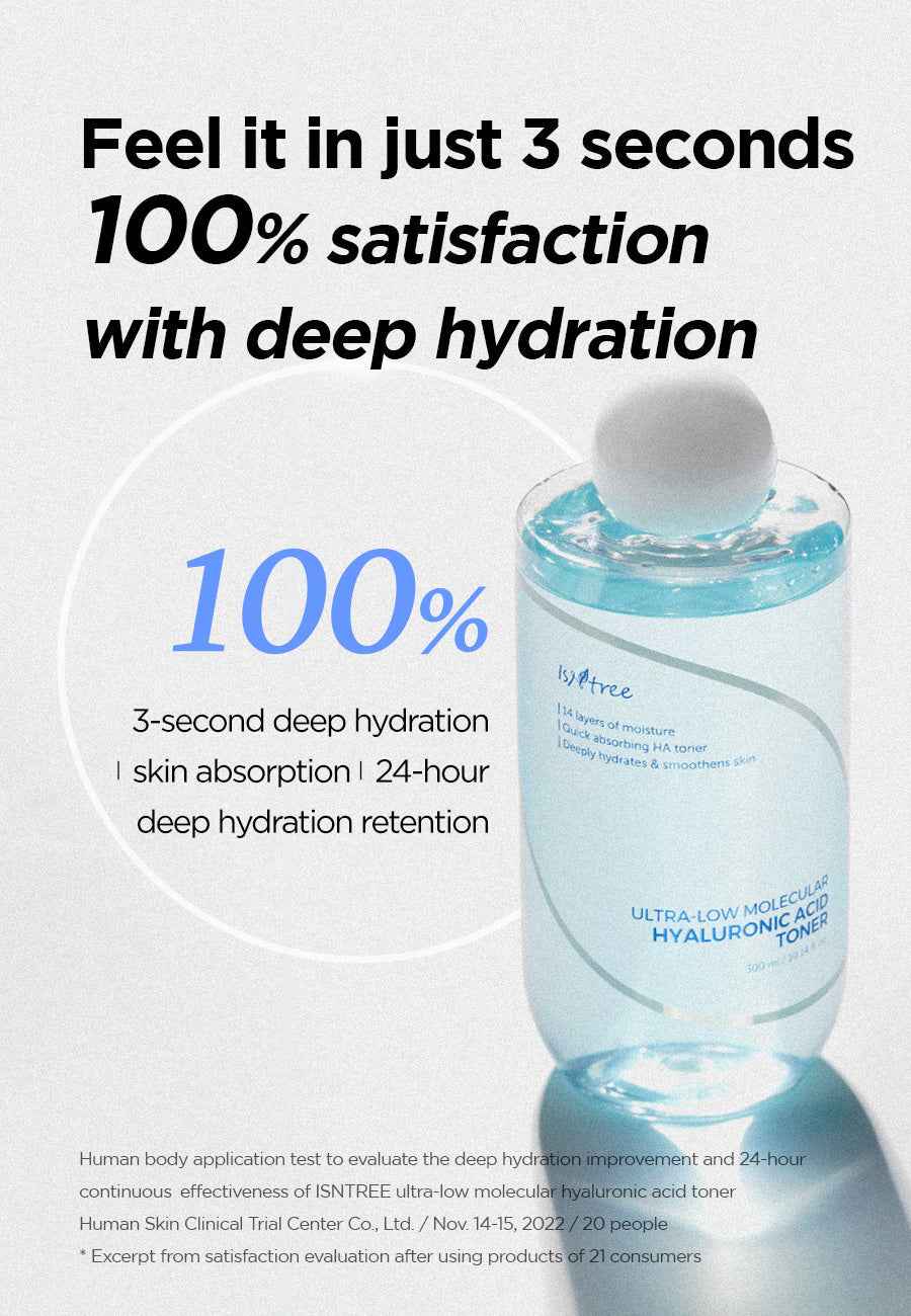 Isntree Ultra-Low Molecular Hyaluronic Acid Toner