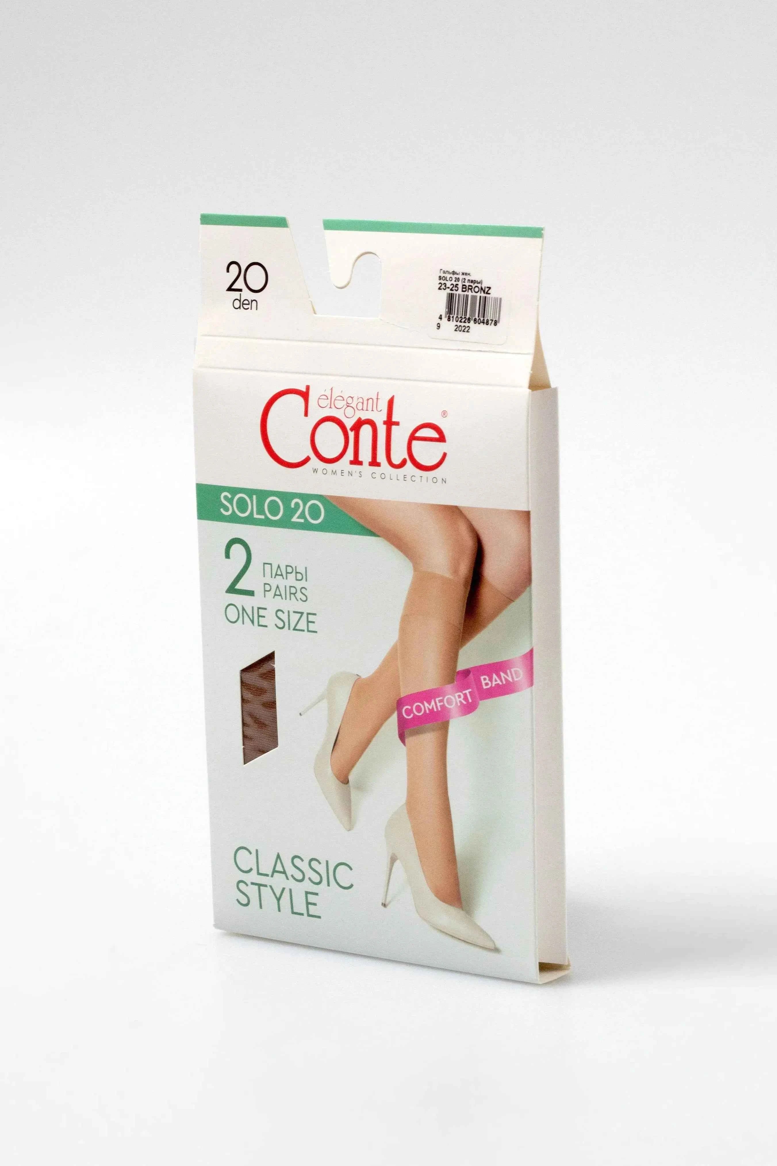 Knee Highs Conte Solo 20 Den (2 pairs)