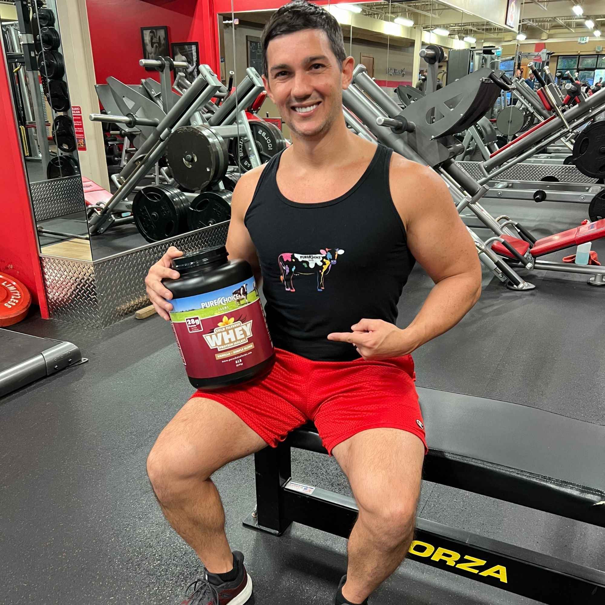 Whey Protein Isolate with Organic Vanilla by Pure Choice Farms