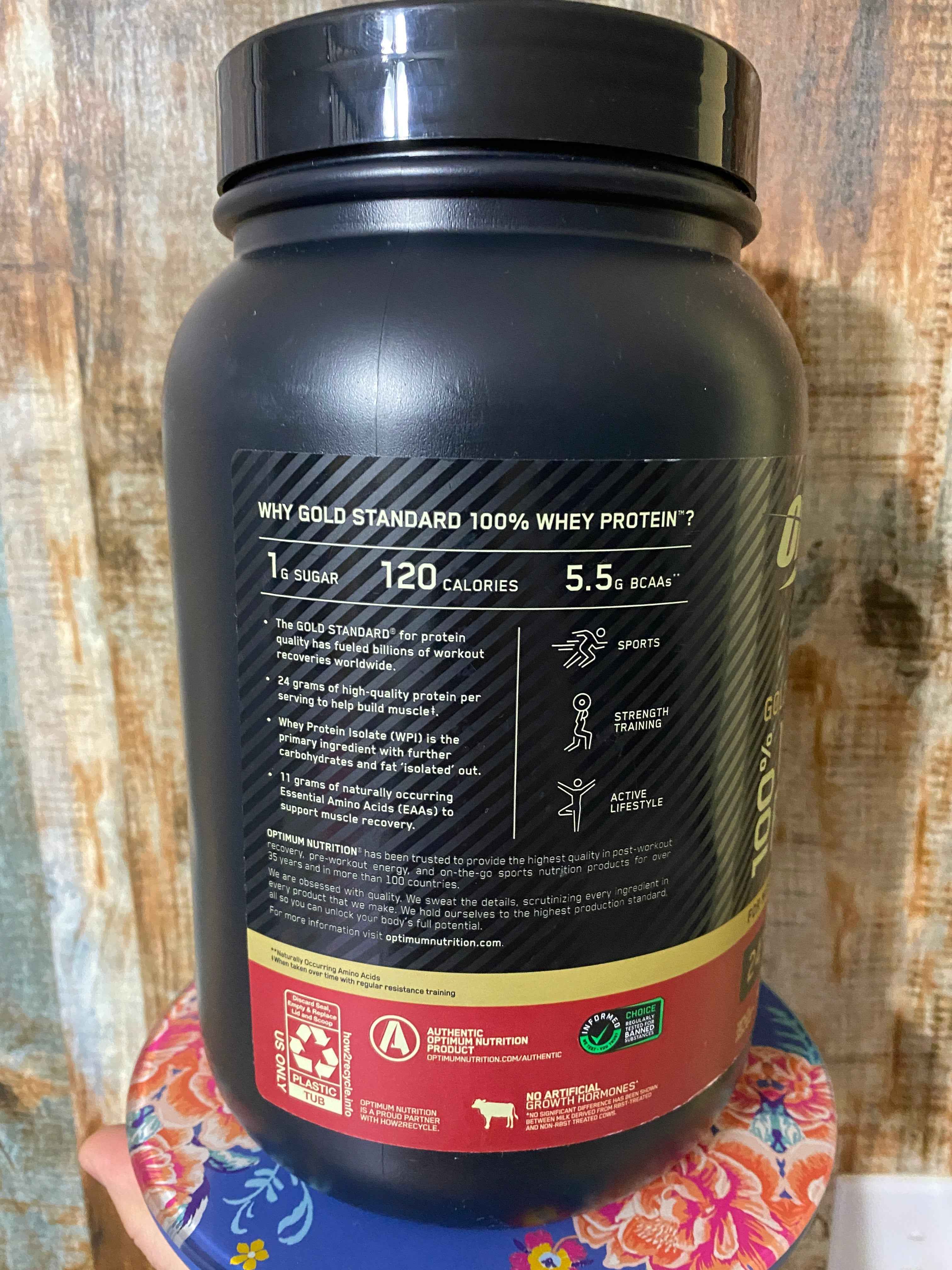 OPTIMUM NUTRITION GOLD STANDARD 100% WHEY PROTEIN 1.98LB Muscle Support Recovery