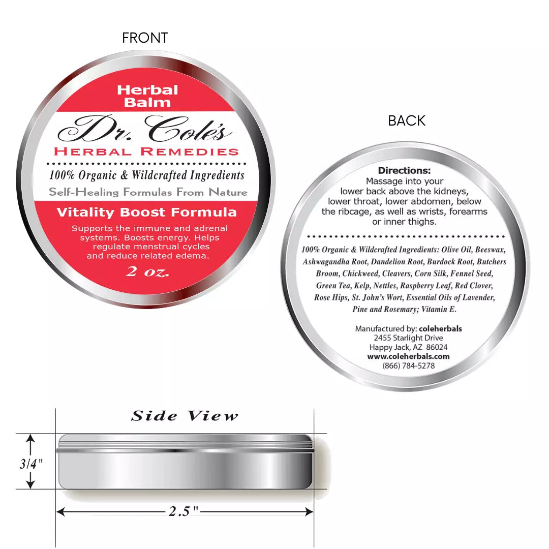 32 - Dr. Cole’s Vitality Herbal Balm - DestGlow