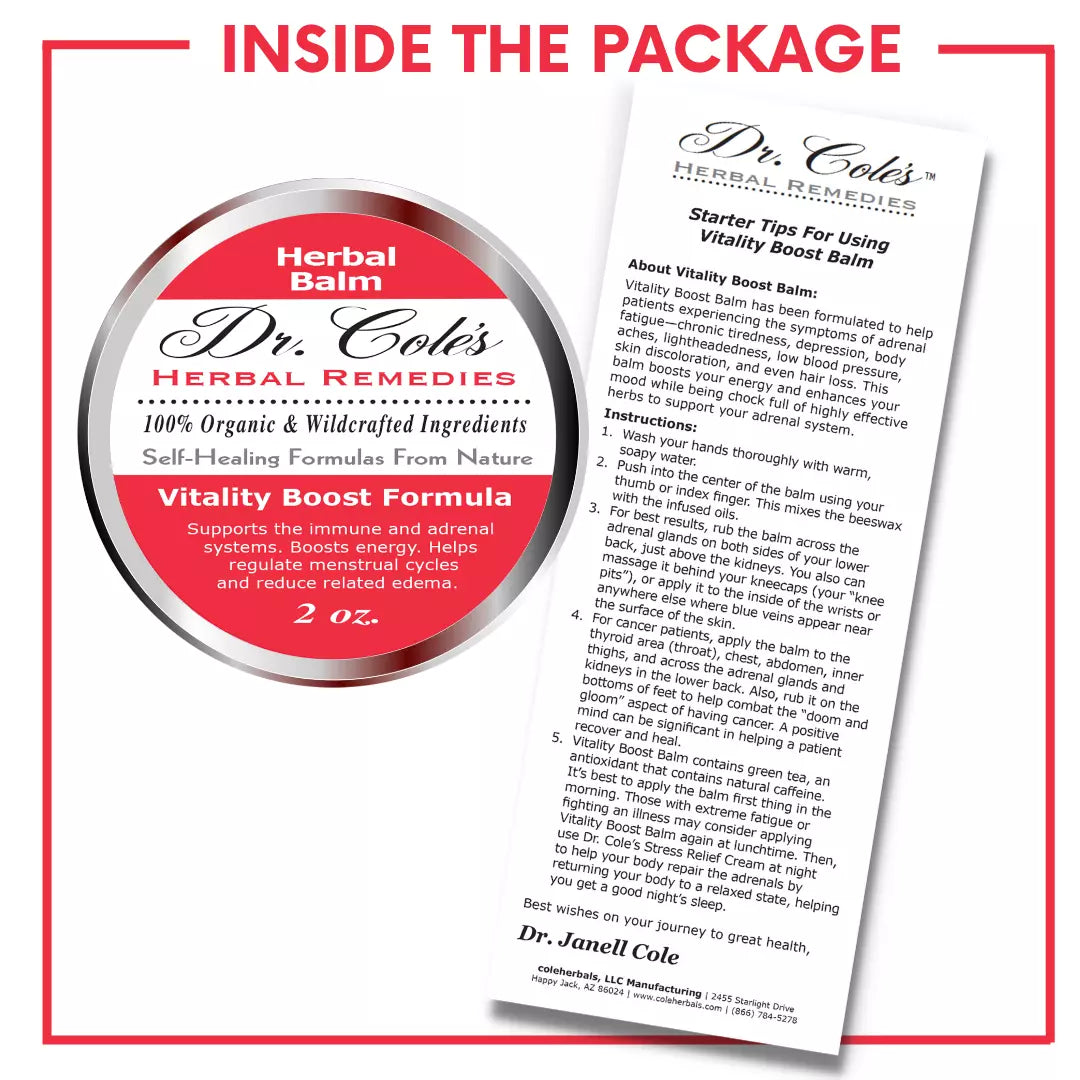 32 - Dr. Cole’s Vitality Herbal Balm - DestGlow