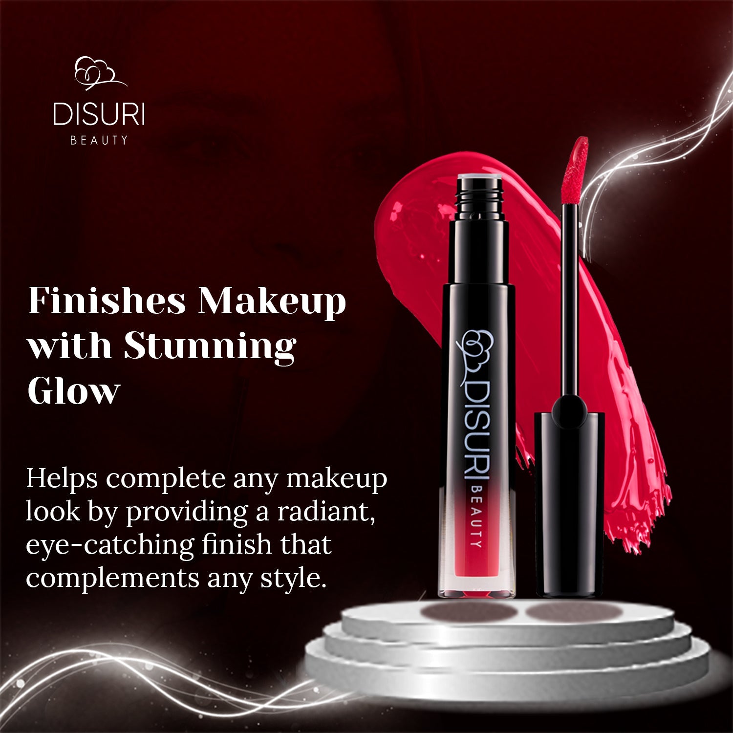 DISURI Beauty Glossy Blast Lip Gloss - Miami Splash