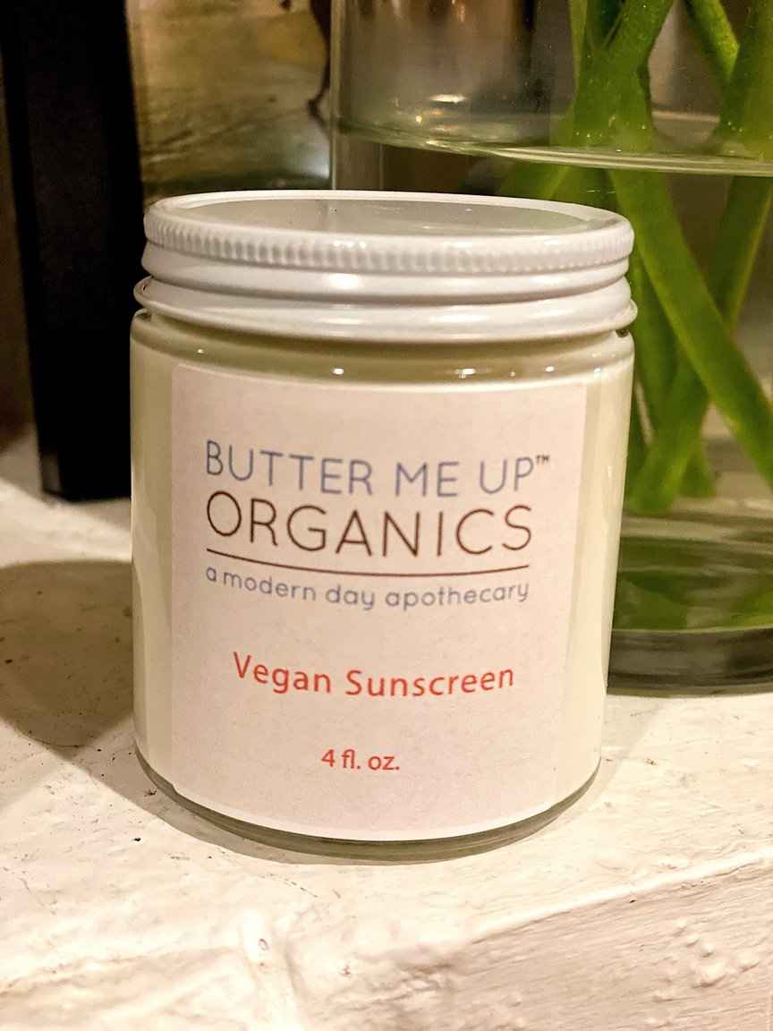 VEGAN Organic Sunscreen SPF 45 by Butter Me Up Organics