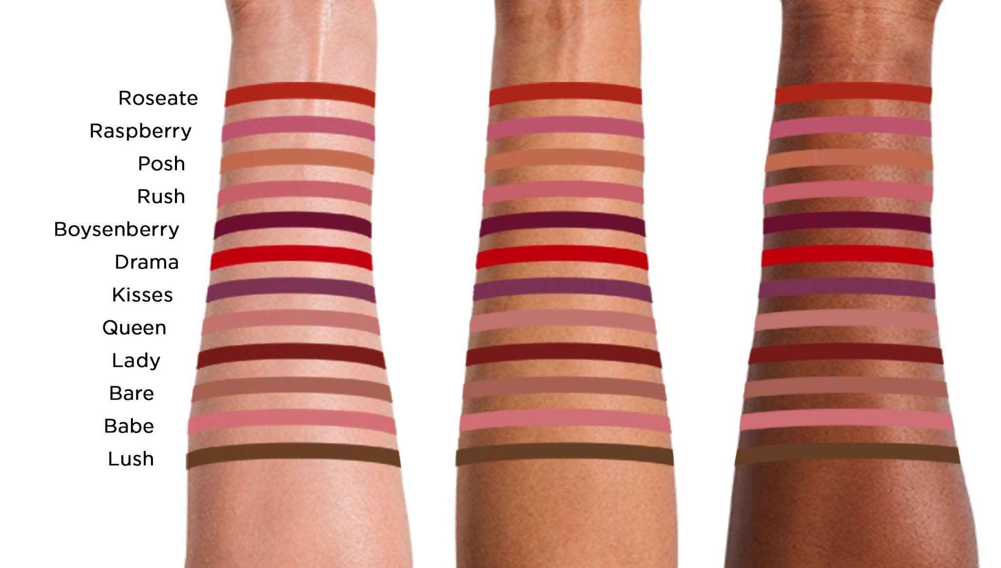 Velvet Lip Liners | REK Cosmetics