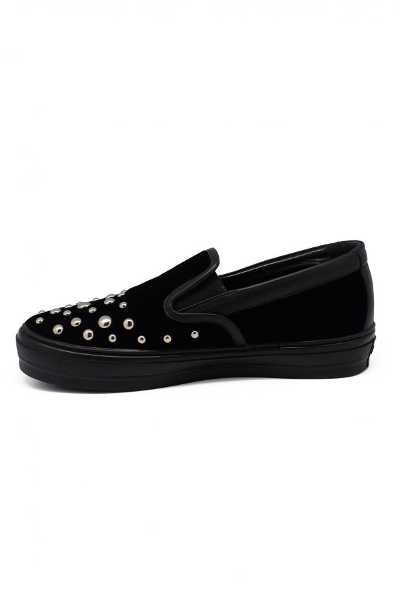 Salvatore Ferragamo Women Velvet Slip-On by Luosophy