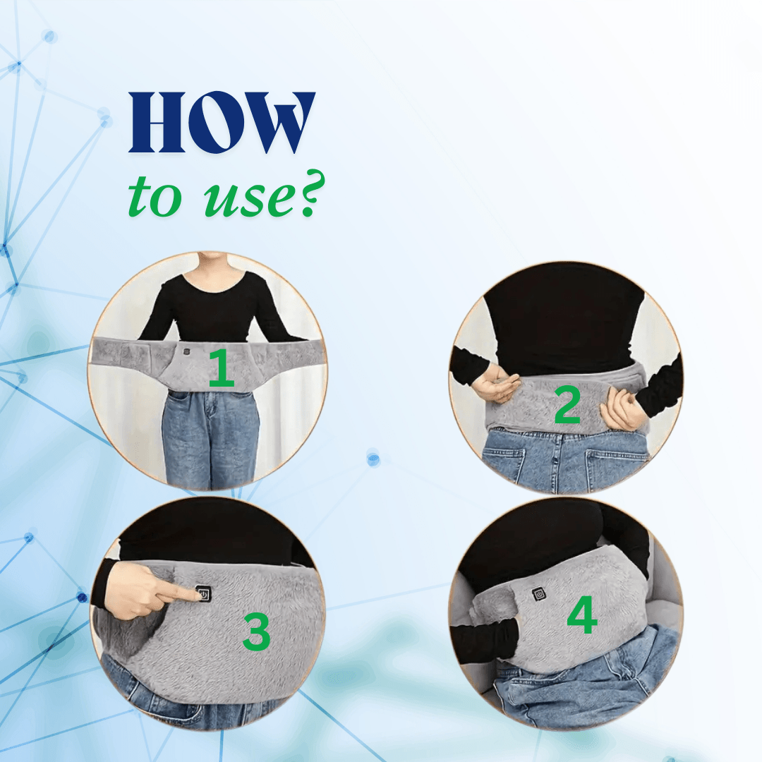 WarmEase™ Menstrual Heating Pad – Plush Comfort & Soothing Support for Cramps Relief