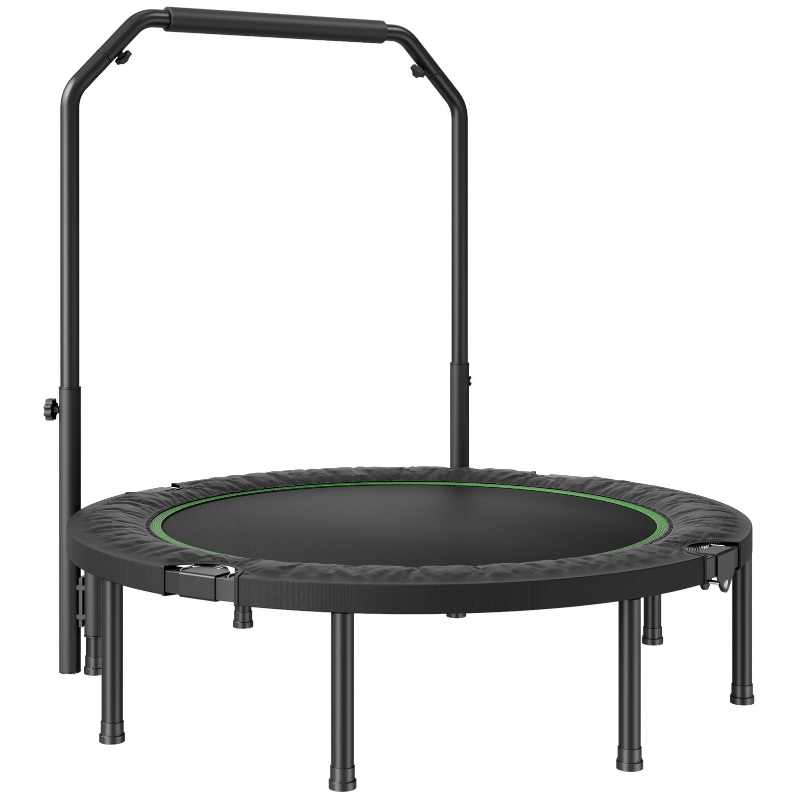 VEVOR 52" Foldable Mini Fitness Trampoline - 450 lbs Capacity & Adjustable Handle - DestGlow