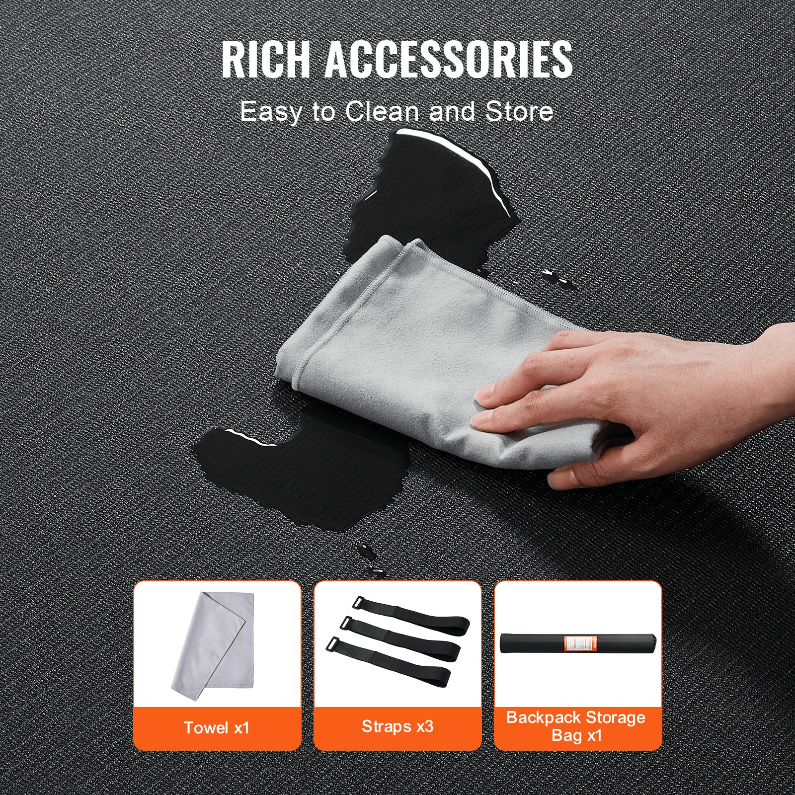 VEVOR Non-Slip High-Density Exercise Mat – Premium Comfort & Stability for Yoga & Fitness - DestGlow