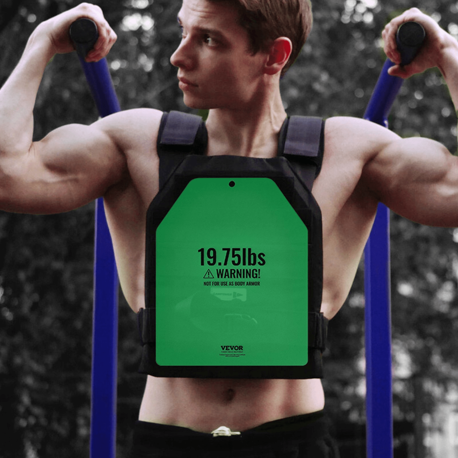 VEVOR Weight Vest Plates for Strength Training Running Workout 2x19.75 LB Plates by GNS Beauty & Personal Care