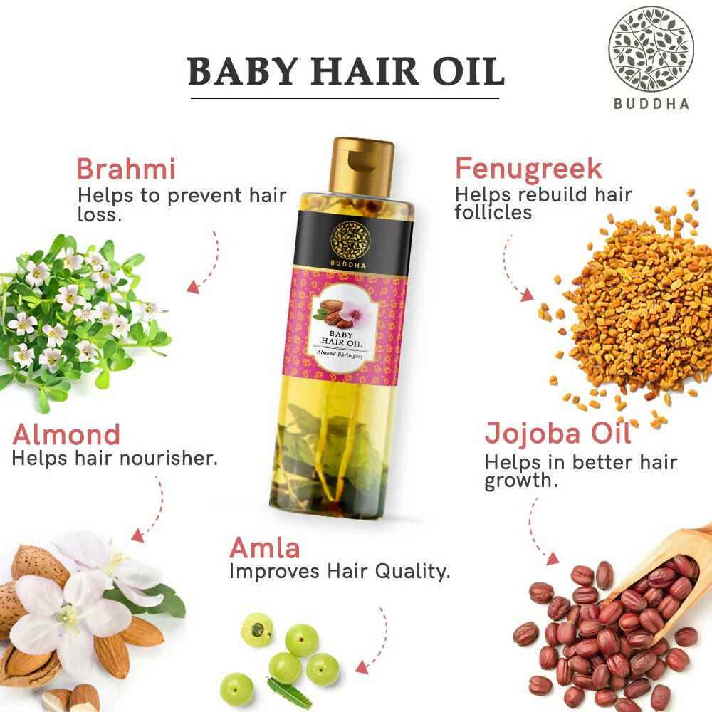 Buddha Natural Baby Hair Oil
