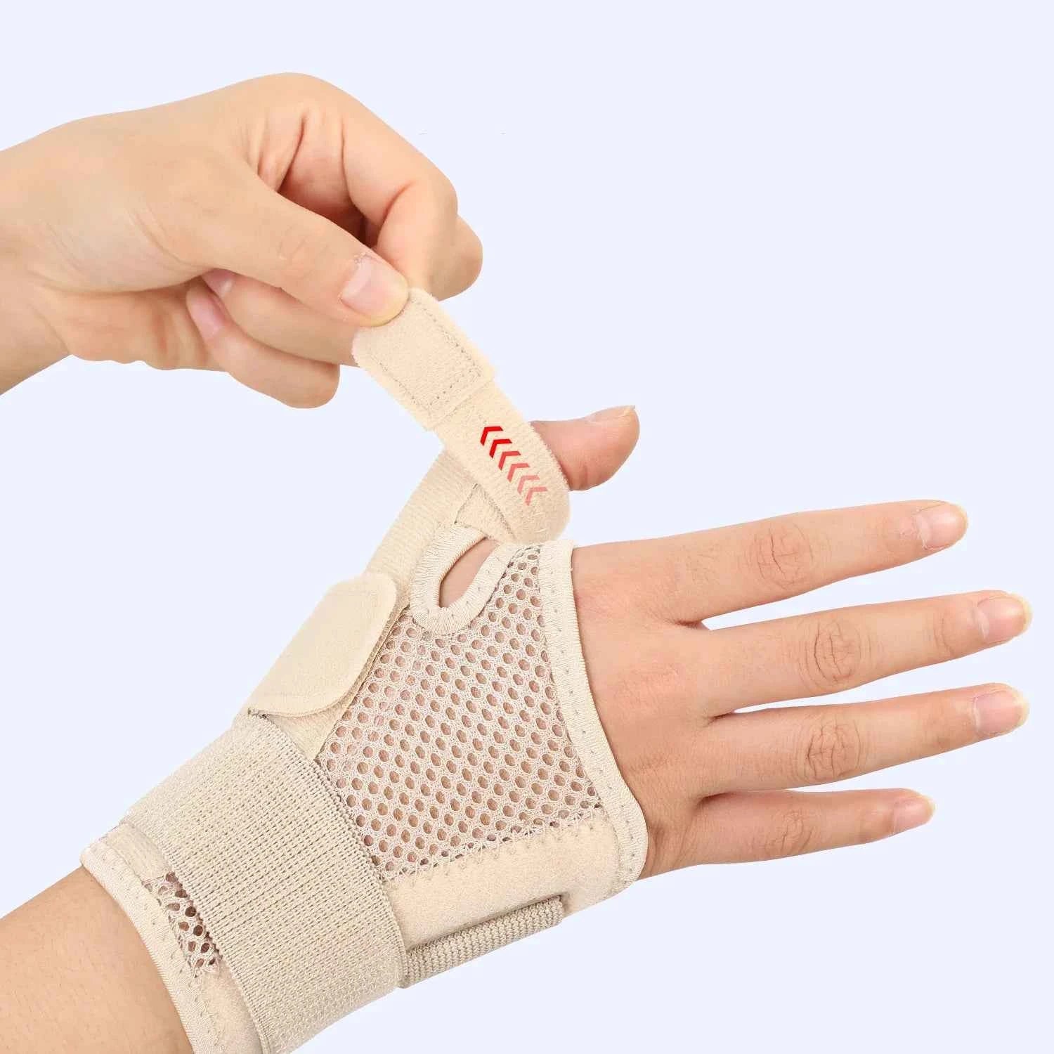 WristFlex™ Breathable Wrist Splint – Adjustable Support & Comfort