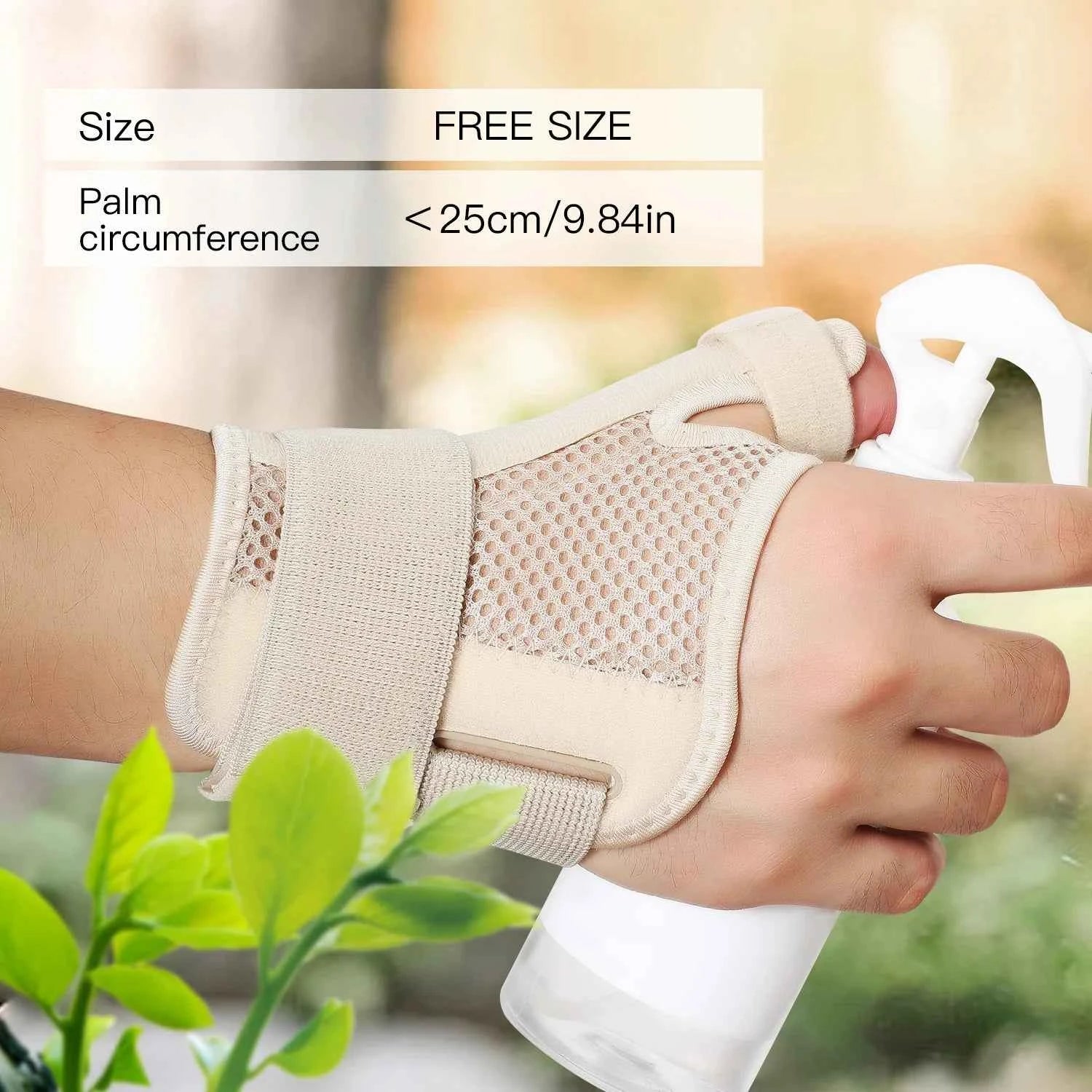 WristFlex™ Breathable Wrist Splint – Adjustable Support & Comfort