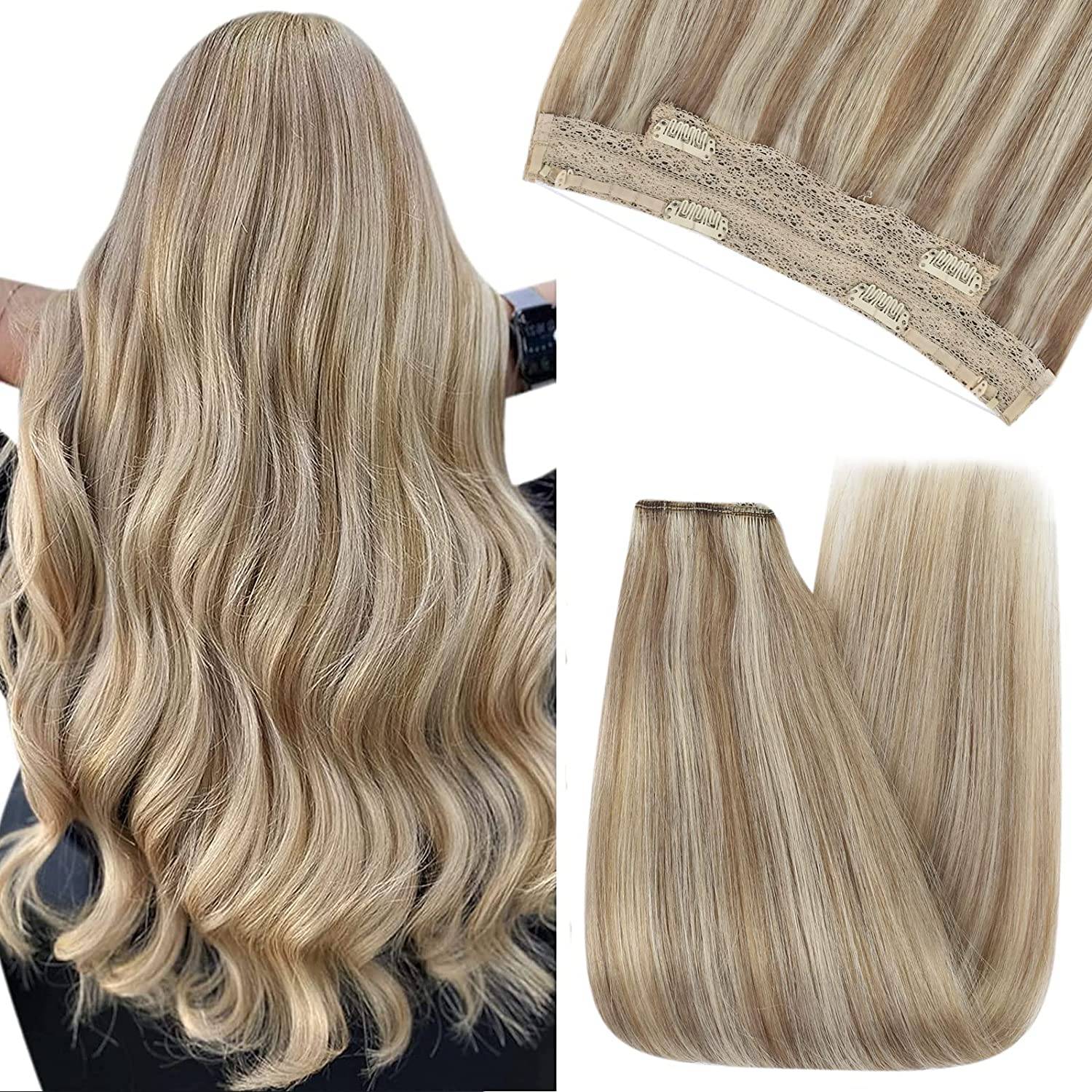 VIP Extensions BandX Halo Body Wave 24" with Clip Hair Extension - Choose Color