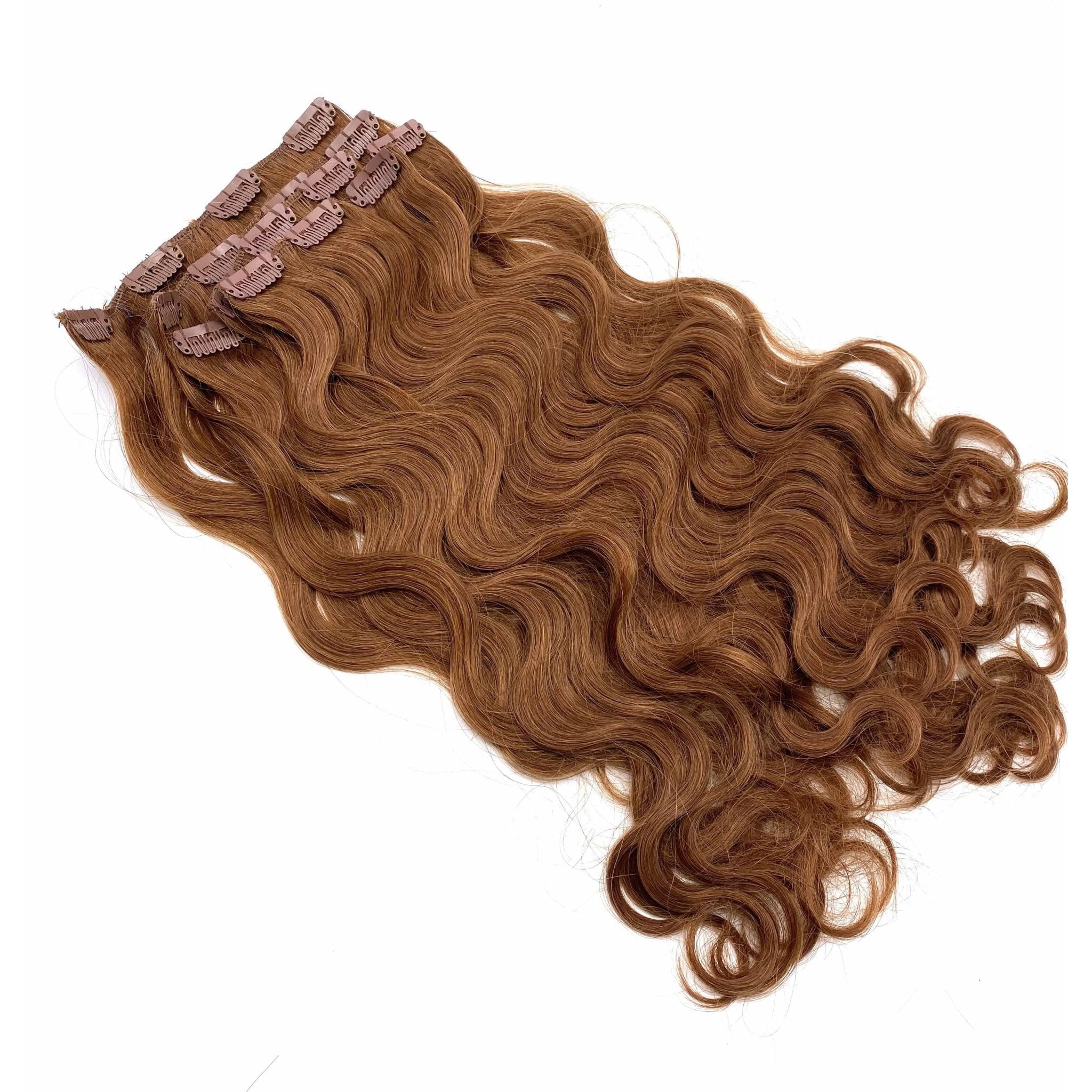 VIP Clip Extensions / Body Wave 18" - ClipeX System