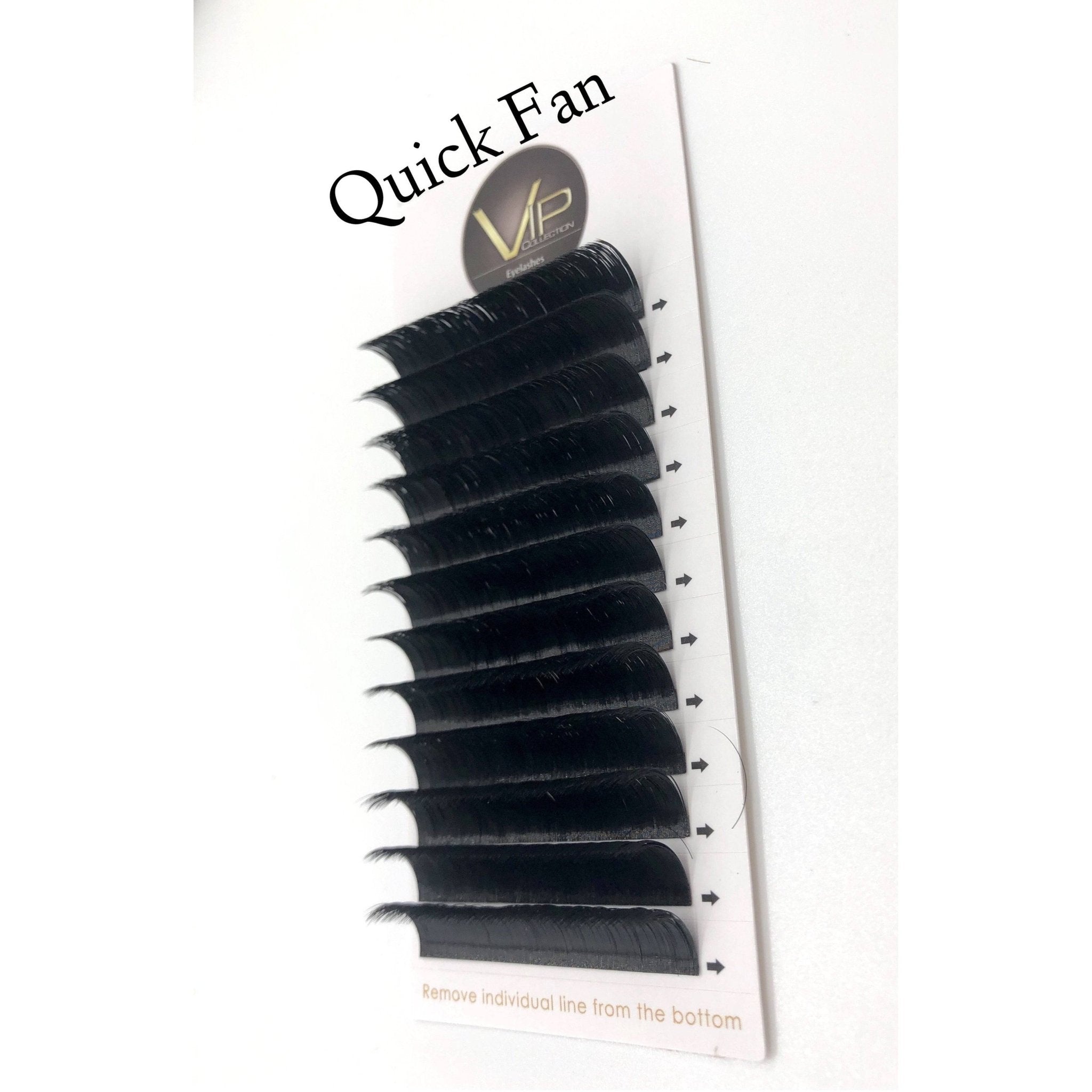 VIP Quick Fan Lash Extensions, 12 Lines 0.07 D Curl