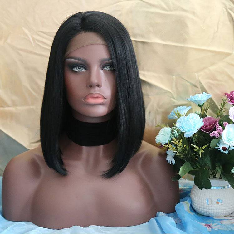 VIP Synthetic Lace Front Wig, 14", Color 1B