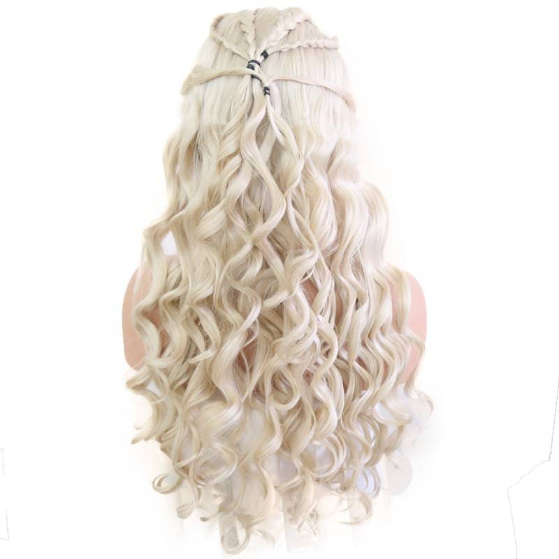 VIP Synthetic Lace Front Wig, 24", Platinum Blonde