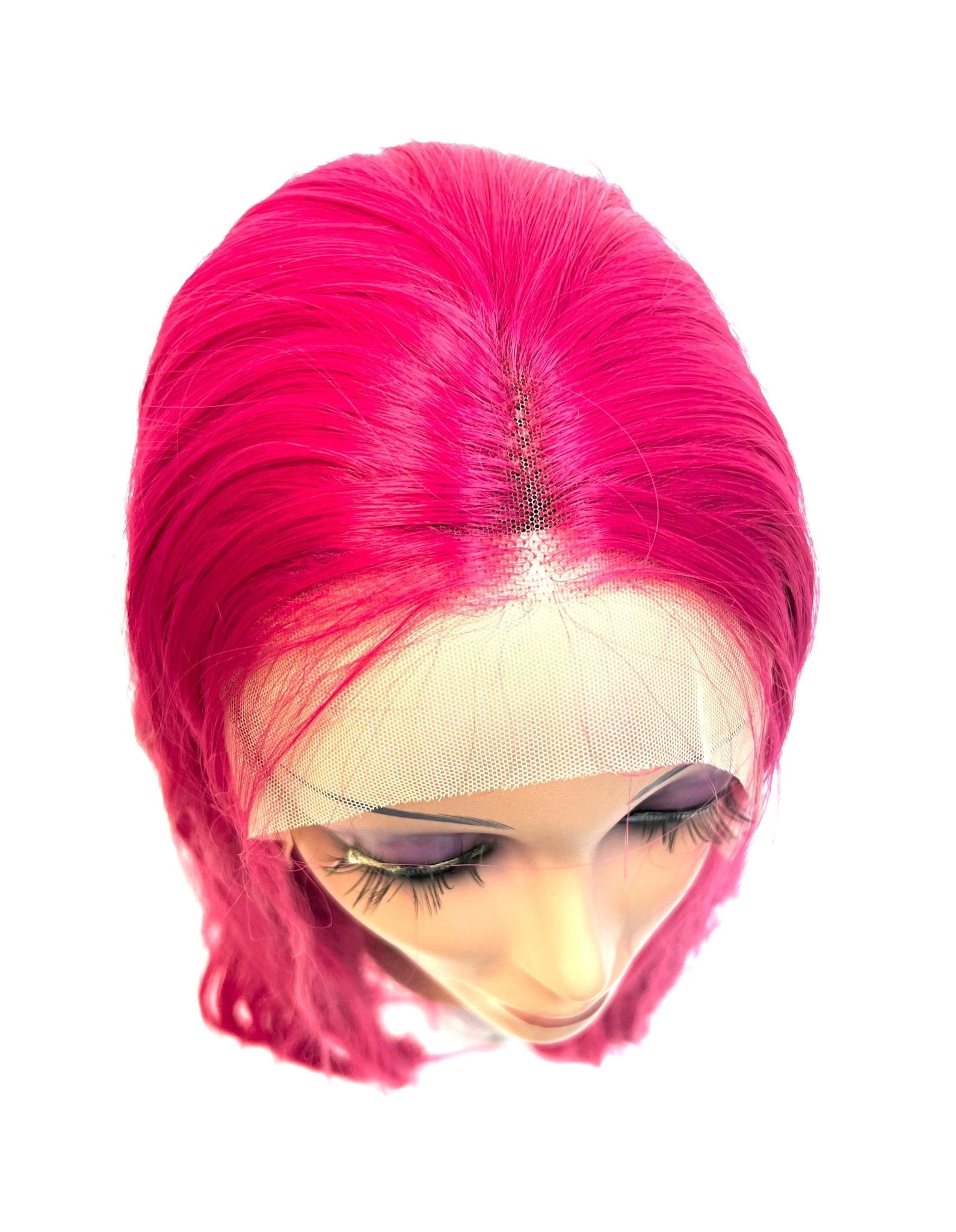 VIP Synthetic Lace Front Wig, Hot Pink