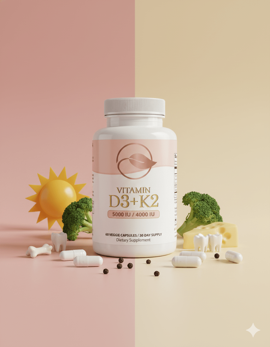 Vitamin D3 & K2 - Sunshine Boost by Bellawell