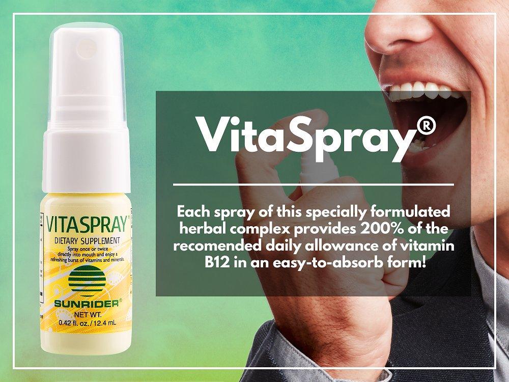 NOW AVAILABLE VitaSpray | Sublingual Zinc, B12 & B-Vitamins by Sunrider by Herb&