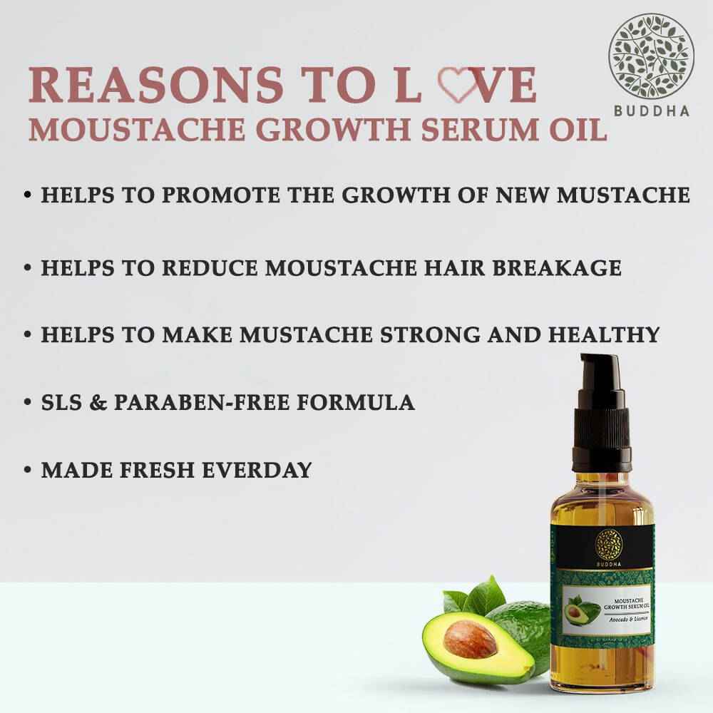 Buddha Natural Moustache Growth Serum