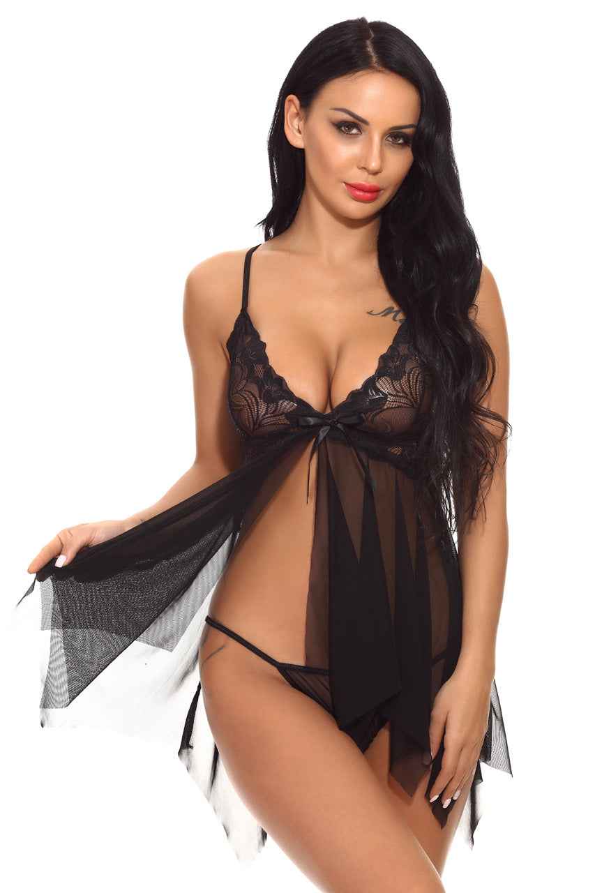 Mesh Handkerchief Babydoll