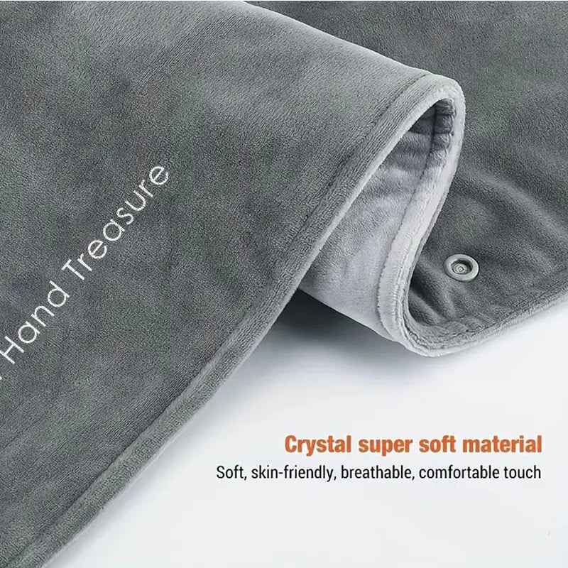 HeatEase™ Graphene Quick-Heating Pad – Adjustable Temp & Timer, USB-Powered