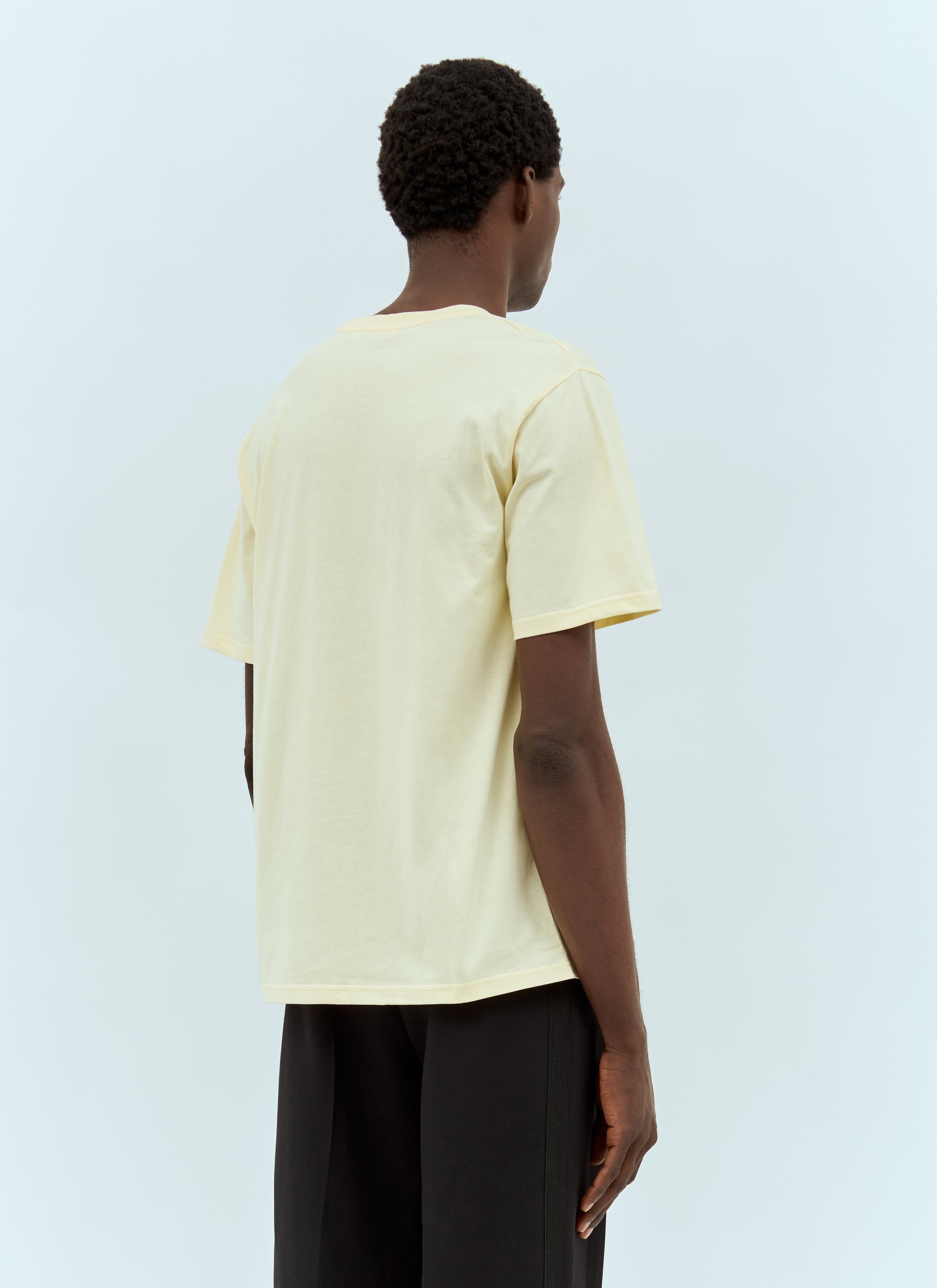 Wales Bonner Men Logo Embroidery T-Shirt by Luosophy