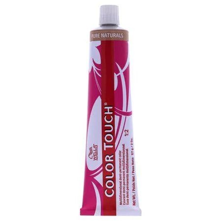 Wella Color Touch Demi-Permanent Hair Color 2/0 Darkest Brown, 2 oz