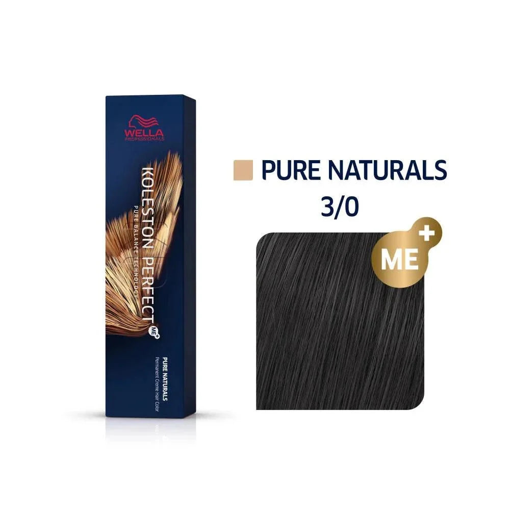 Wella Koleston Perfect Permanent Hair Color 3/0 Dark Brown, 2 oz