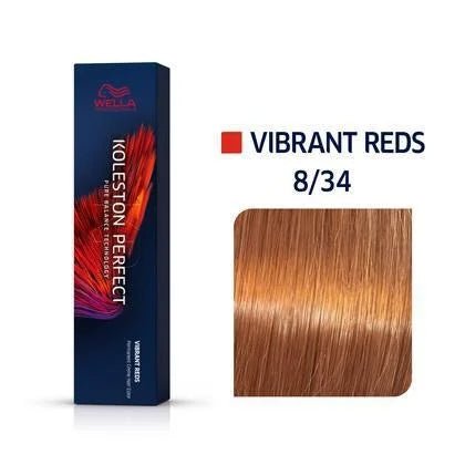 Wella Koleston Perfect Vibrant Reds 8/34 Light Blonde Gold Red