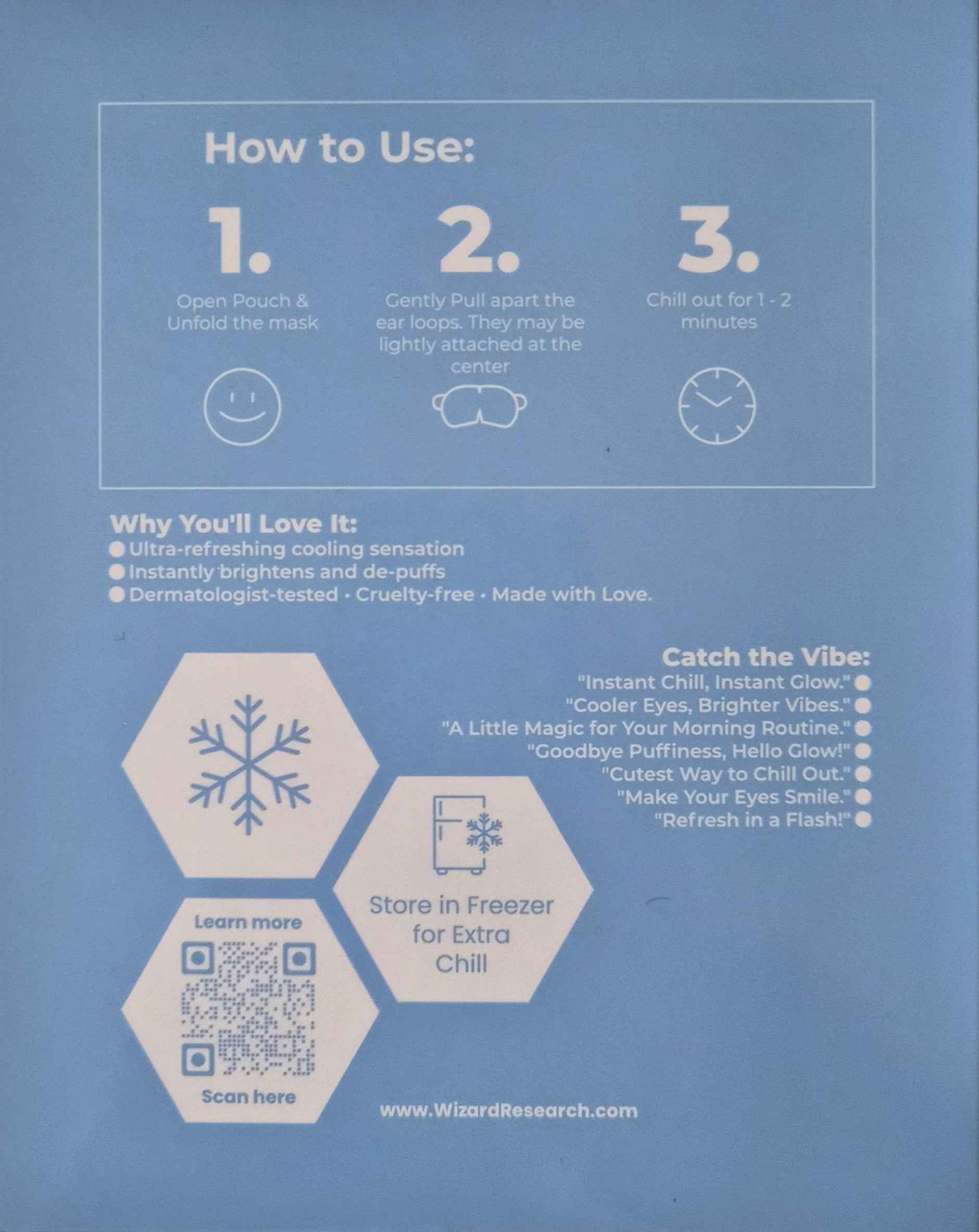 Cooling Eye Masks to Reduce Morning Puffiness 10 Pack