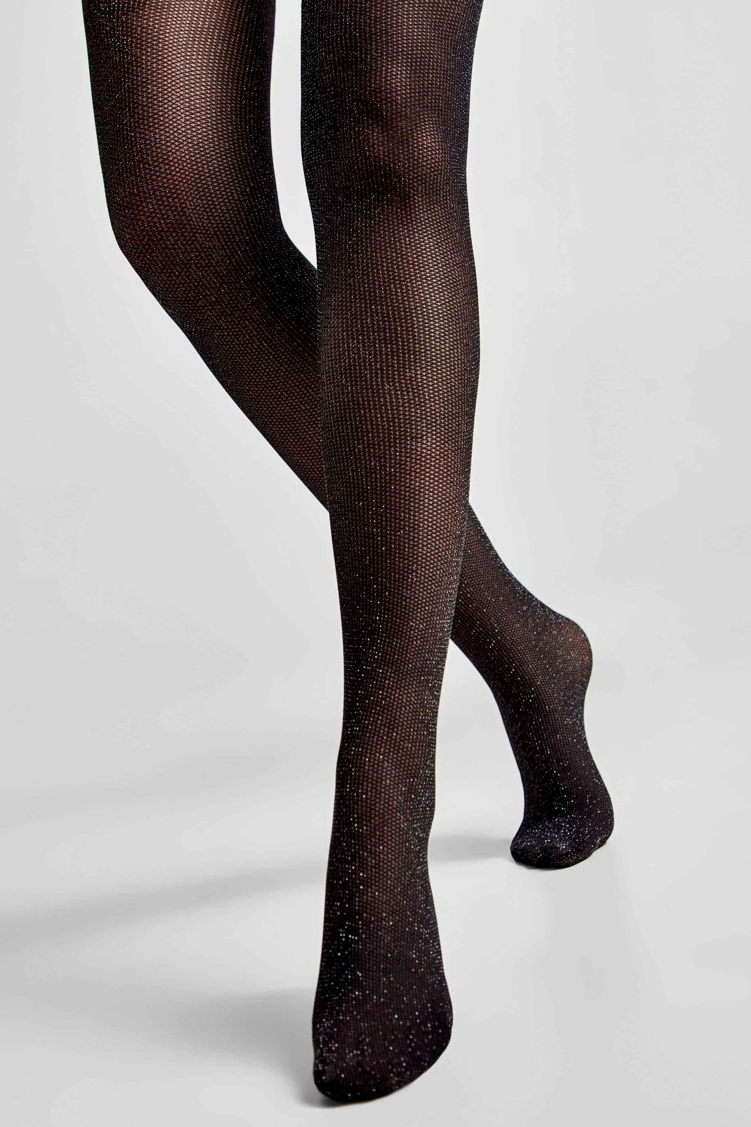 Fantasy Shimmering Tights Conte Rete Lurex - Fine Mesh Imitation