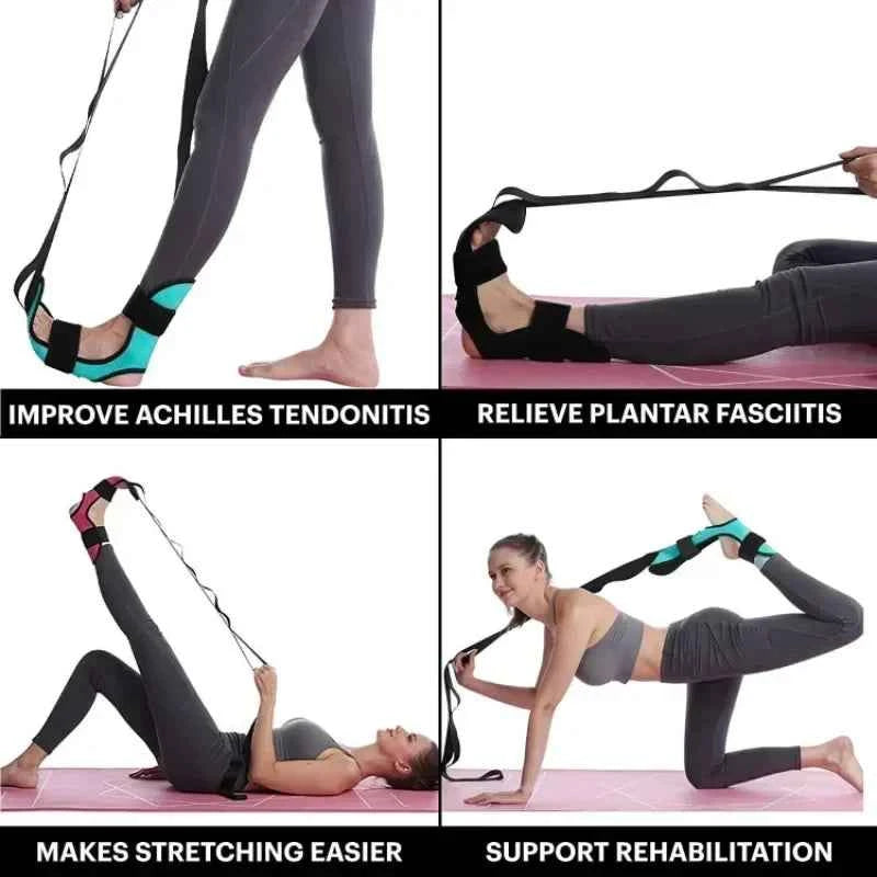 FlexEase™ Yoga Leg Stretching Strap – Flexibility & Exercise Aid