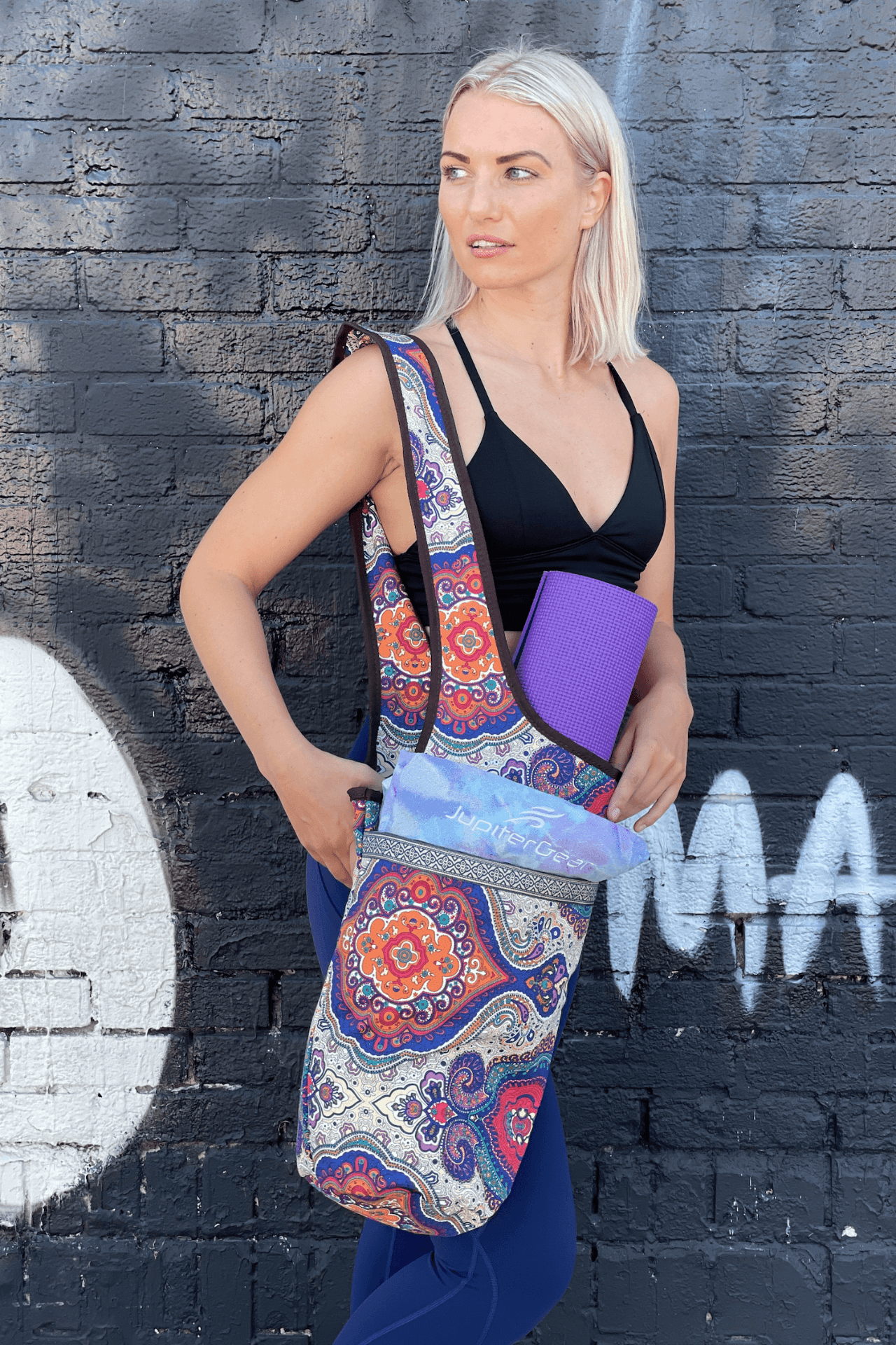 Yoga Mat Carrying Tote Bag – Durable, Spacious & Stylish for On-the-Go Fitness - DestGlow
