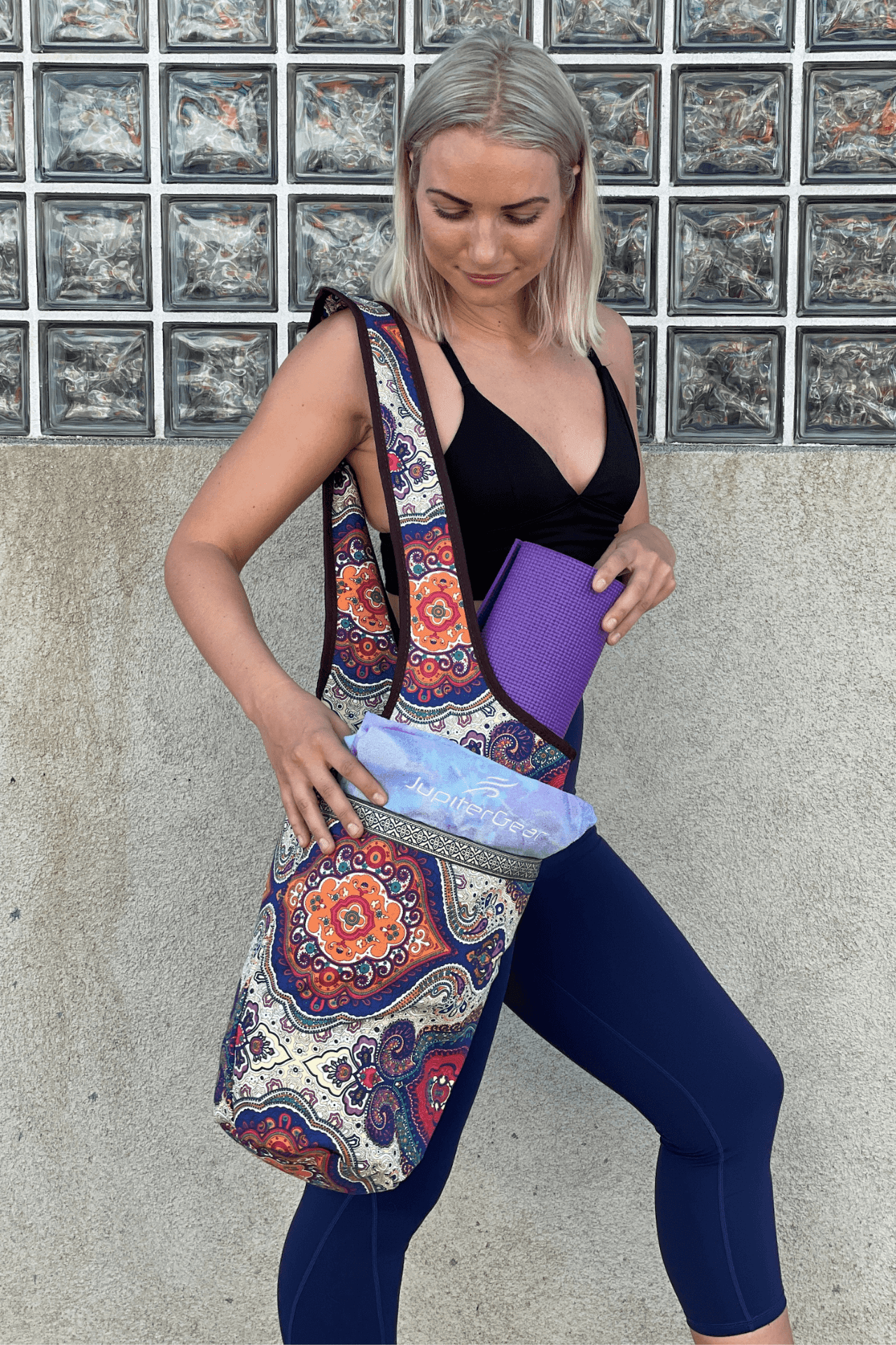 Yoga Mat Carrying Tote Bag – Durable, Spacious & Stylish for On-the-Go Fitness - DestGlow