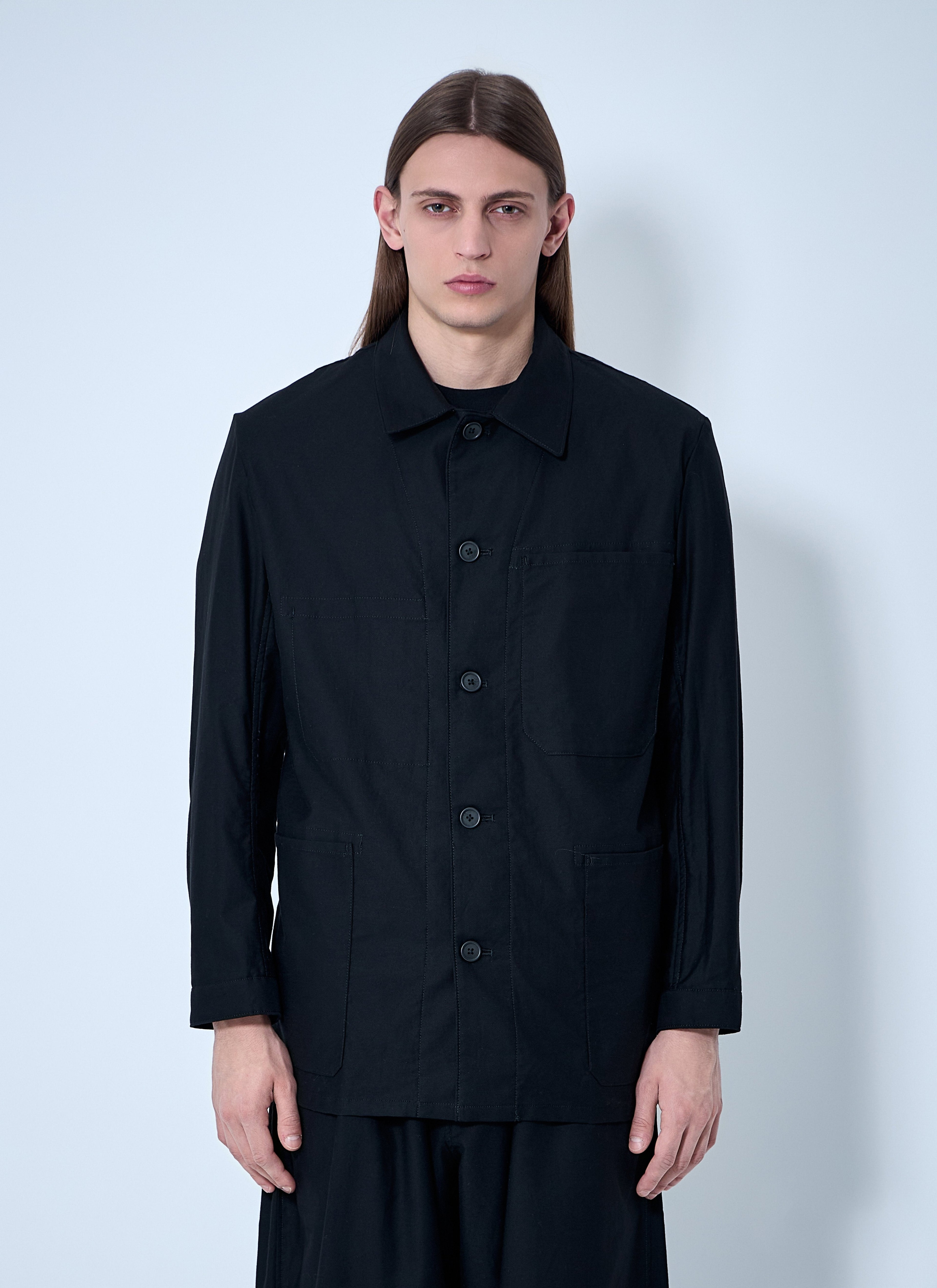 Yohji Yamamoto Men Button-Down Shirt by Luosophy