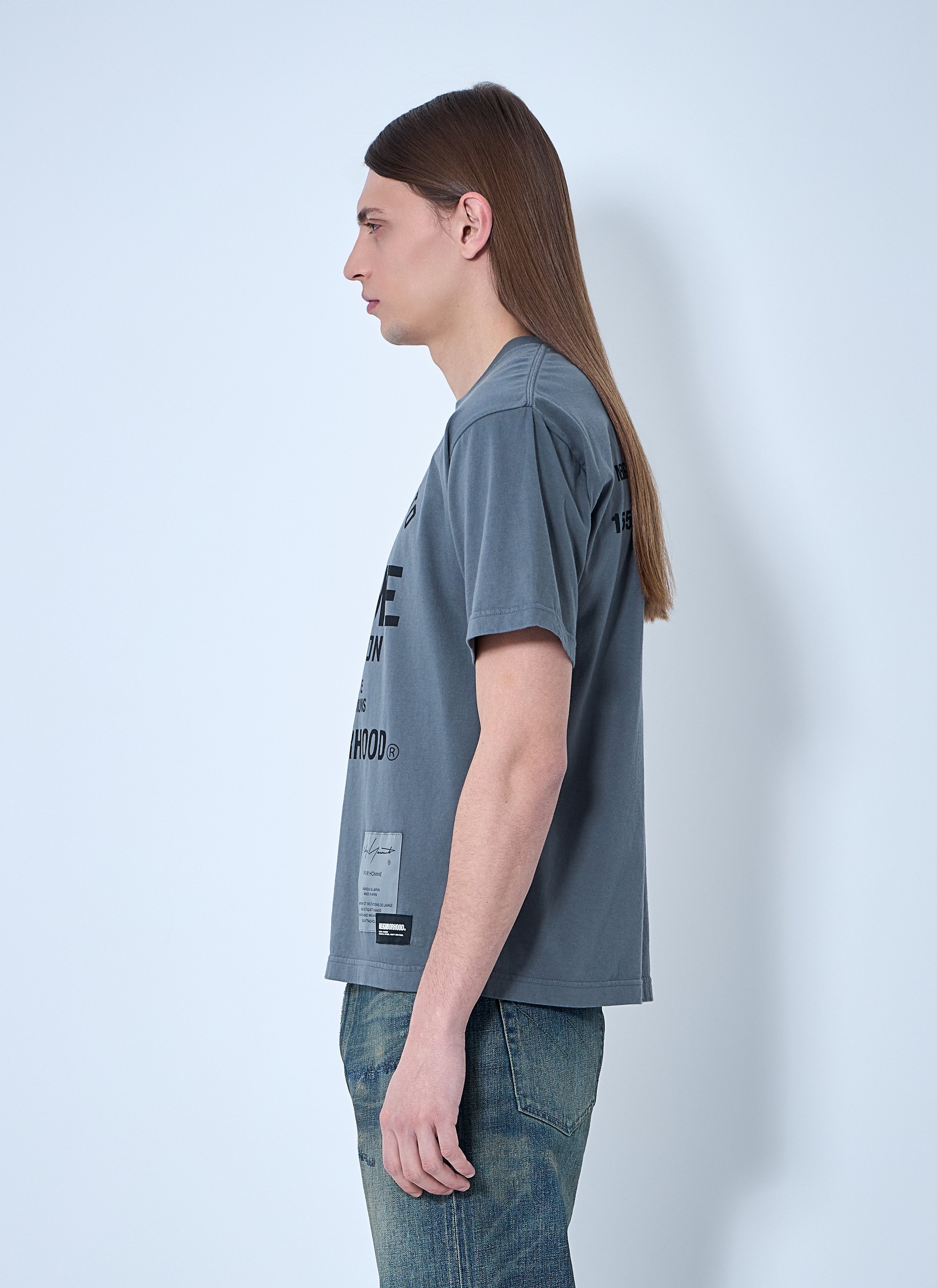 Yohji Yamamoto Men Logo Motif T-Shirt by Luosophy