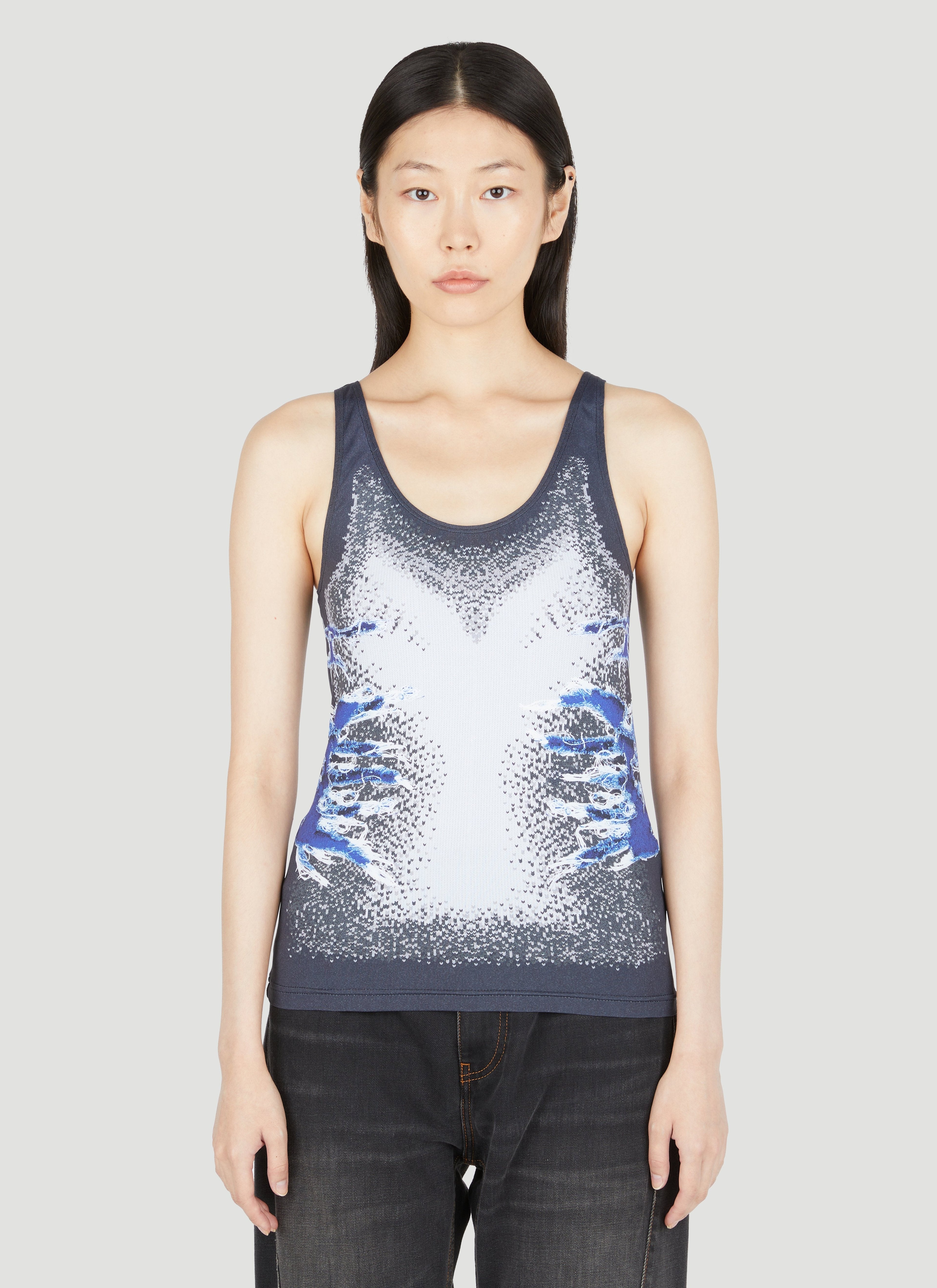 Y/Project Women Whisker Print Tank Top by Luosophy