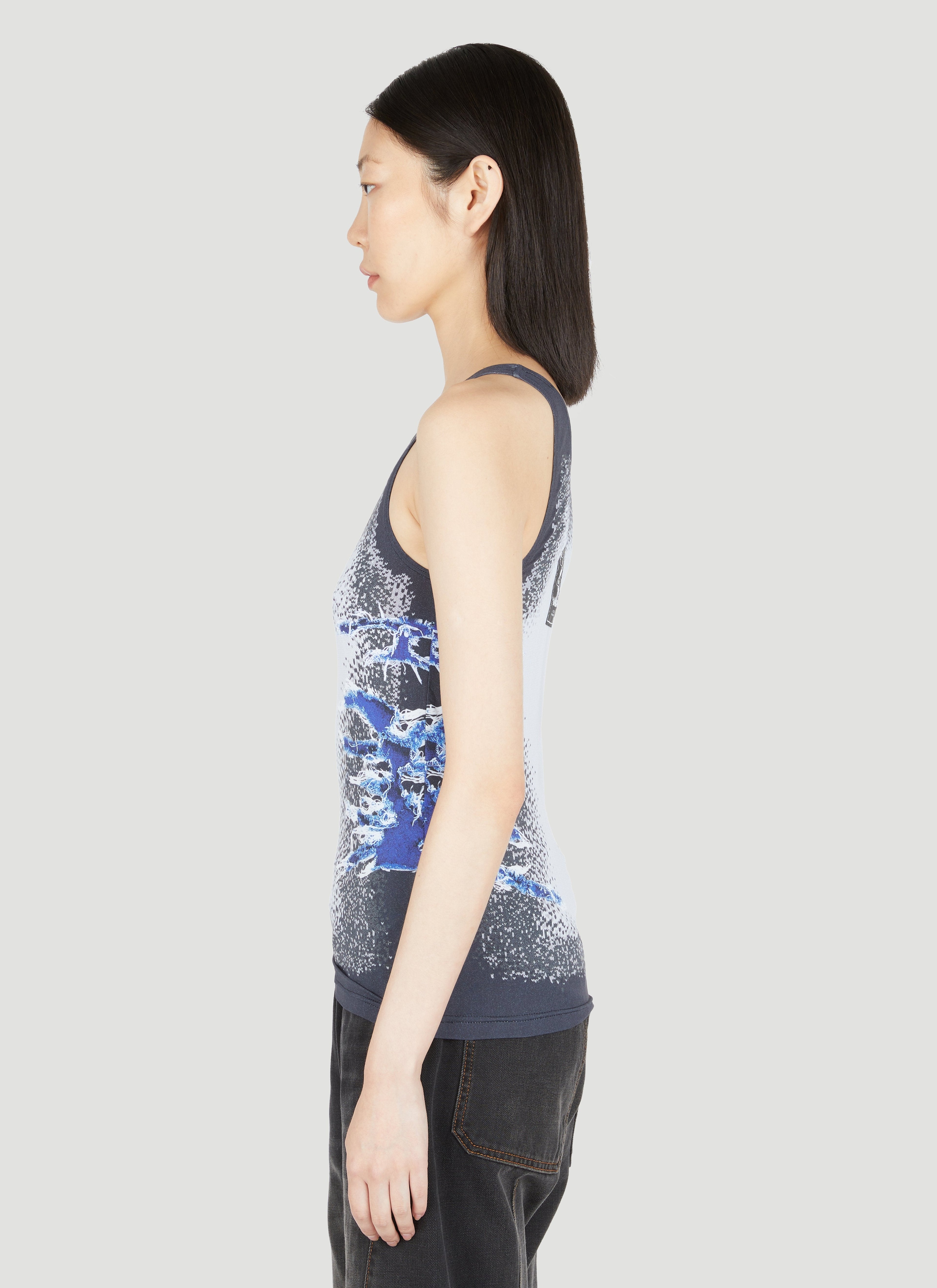 Y/Project Women Whisker Print Tank Top by Luosophy