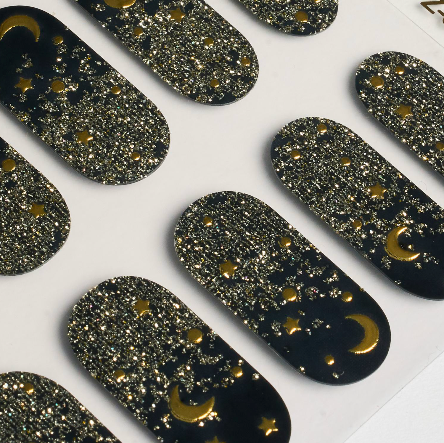 Midnight Sky Gel Nails by Candied Nails